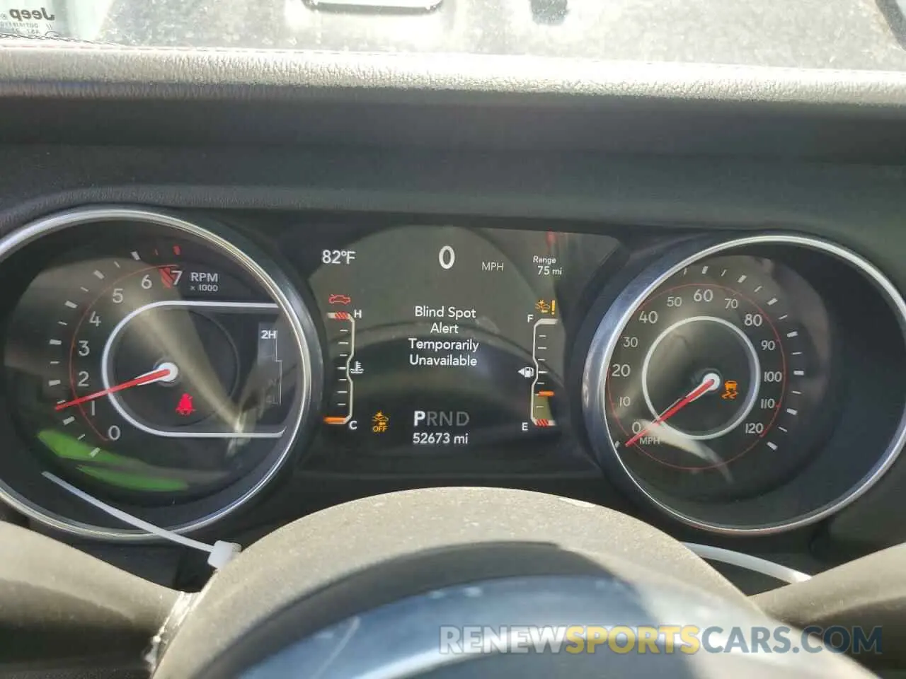 9 fotografías del automóvil dañado 1C6JJTBG3LL117899 JEEP GLADIATOR 2020