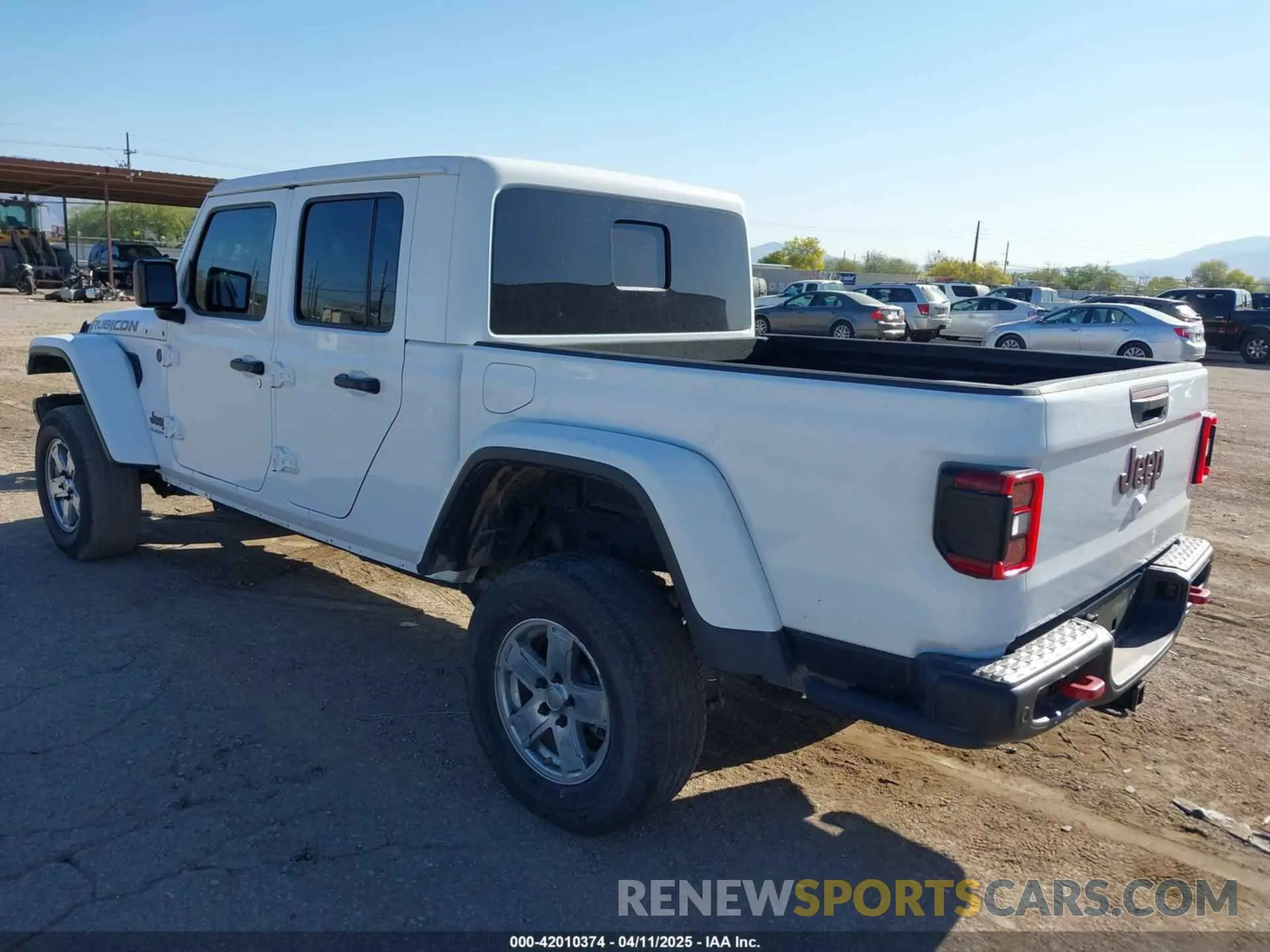 3 fotografías del automóvil dañado 1C6JJTBG6LL187235 JEEP GLADIATOR 2020