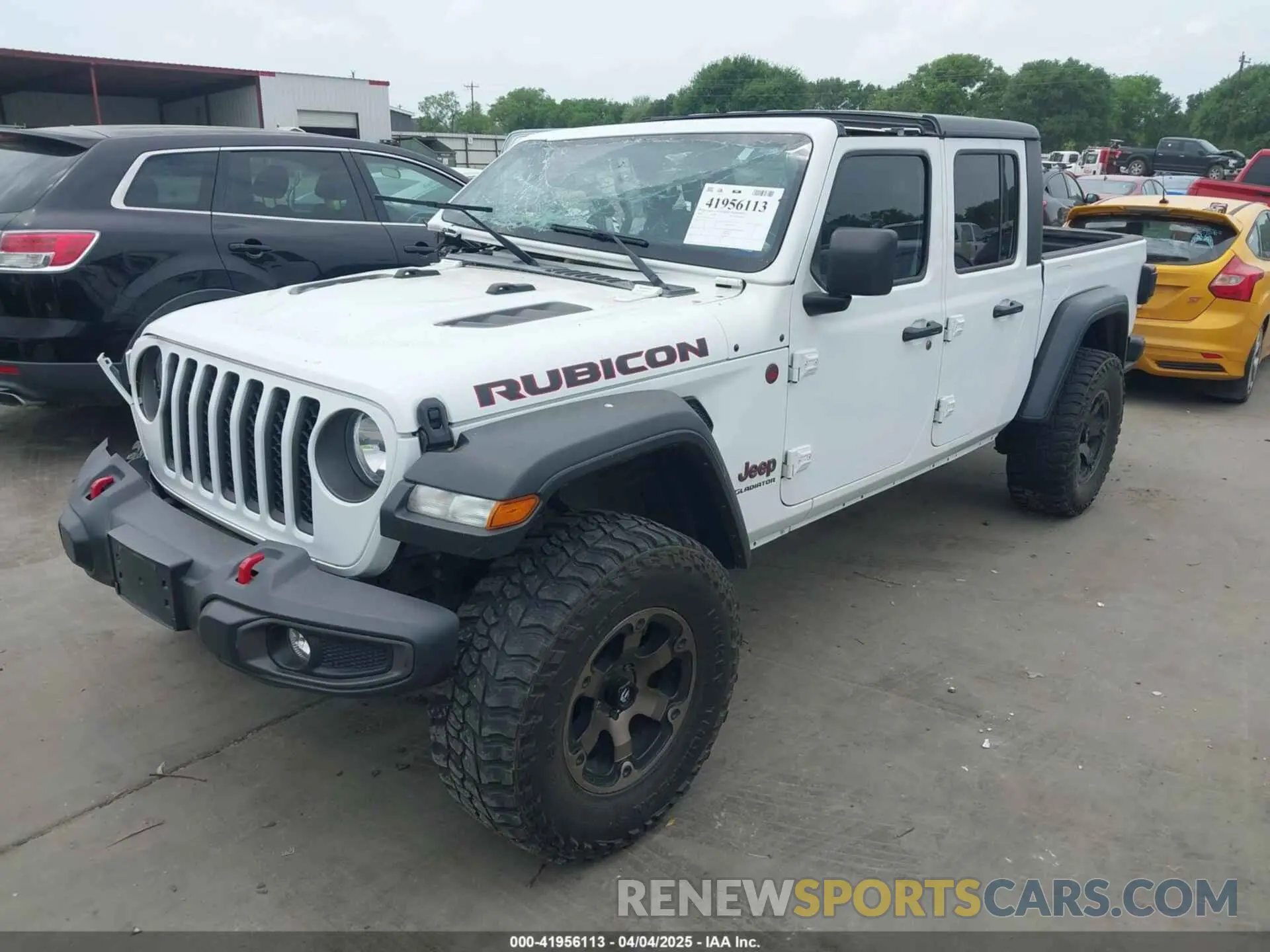 2 fotografías del automóvil dañado 1C6JJTBGXLL136711 JEEP GLADIATOR 2020