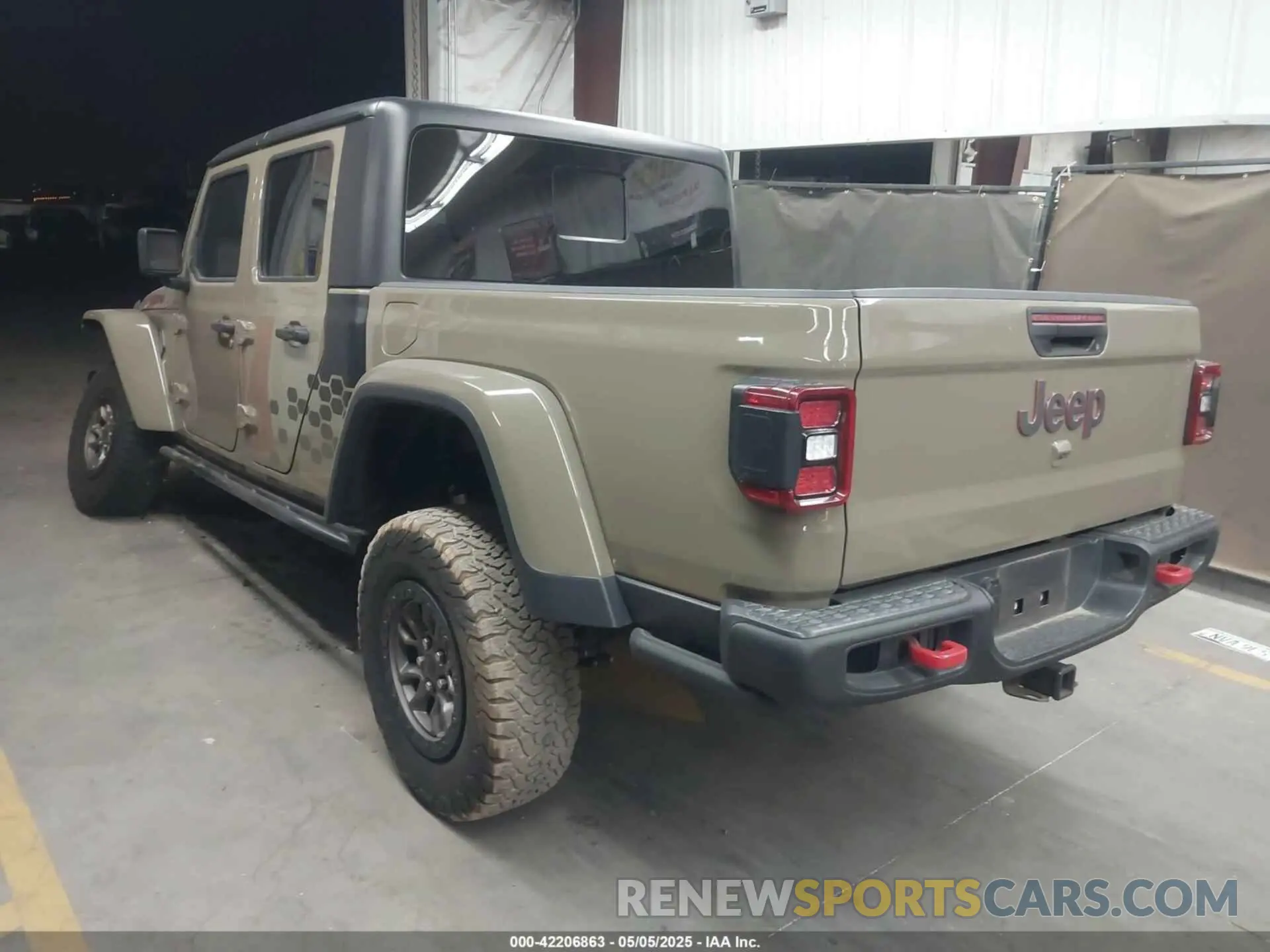 3 fotografías del automóvil dañado 1C6JJTBGXLL178893 JEEP GLADIATOR 2020