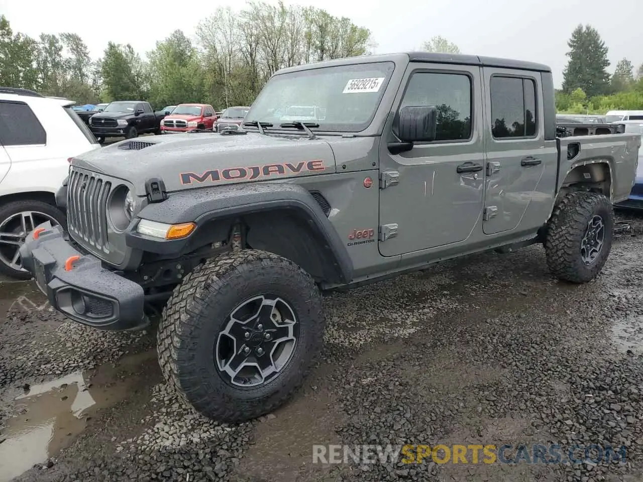 1 fotografías del automóvil dañado 1C6JJTEG9LL202452 JEEP GLADIATOR 2020