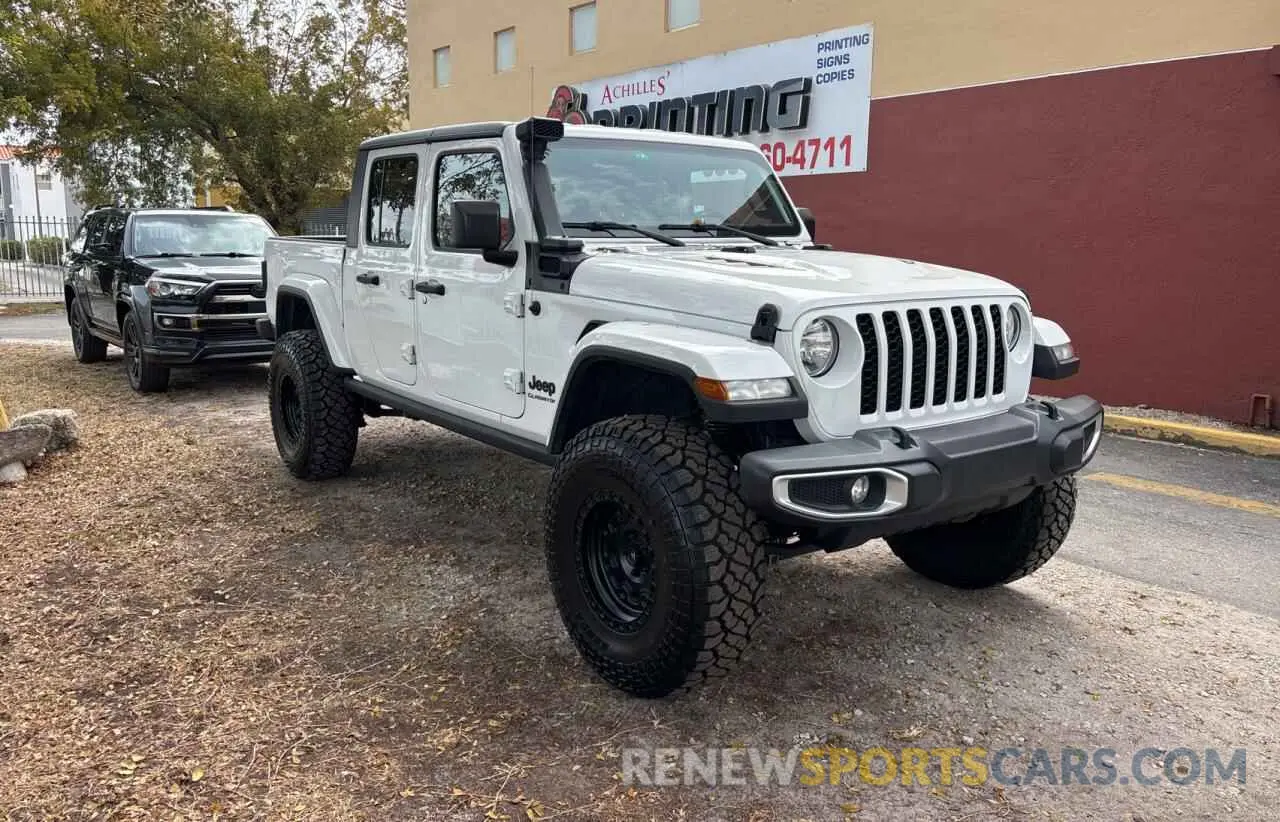 1 fotografías del automóvil dañado 1C6HJTAG0ML541509 JEEP GLADIATOR 2021