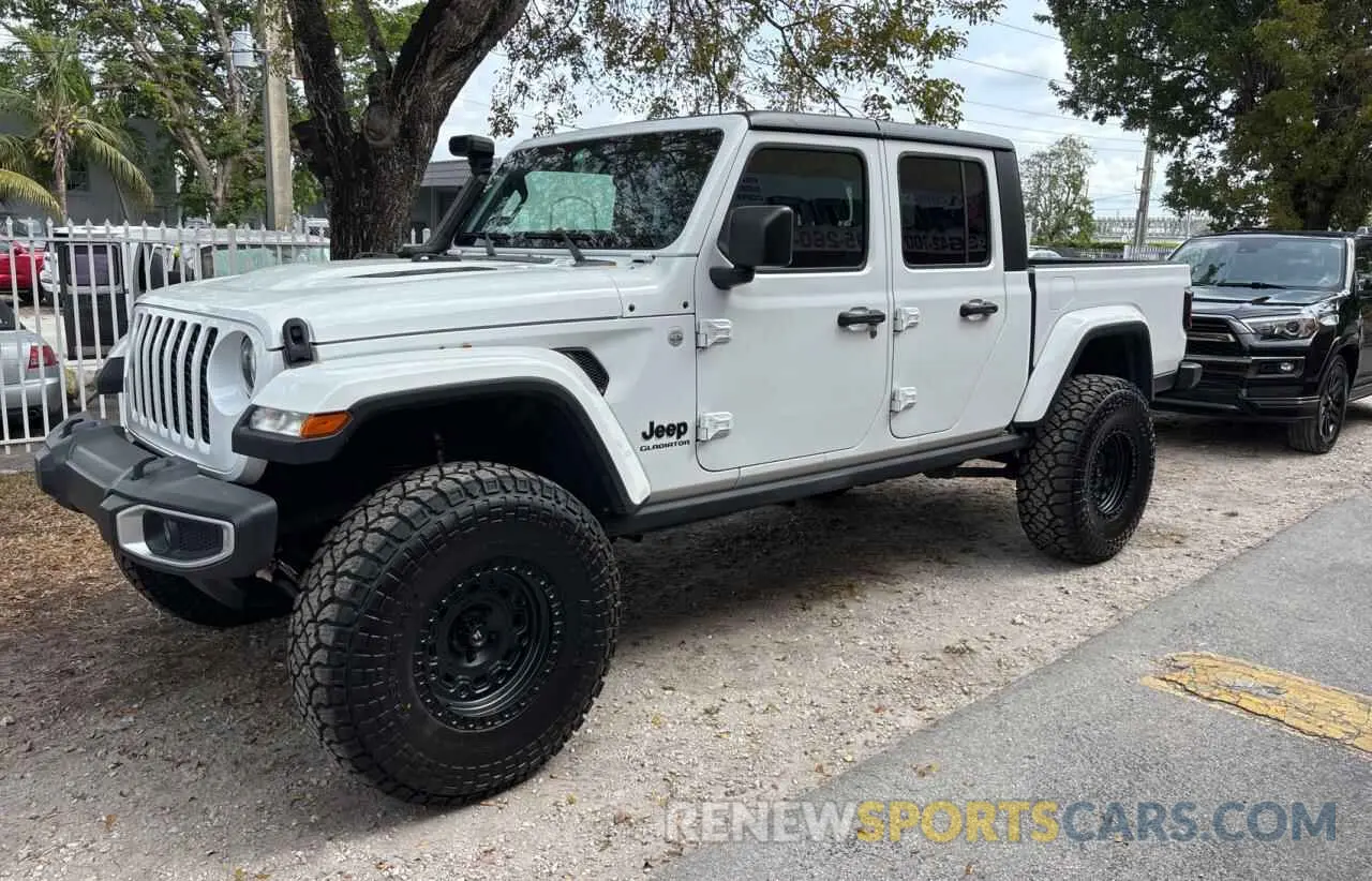 2 fotografías del automóvil dañado 1C6HJTAG0ML541509 JEEP GLADIATOR 2021