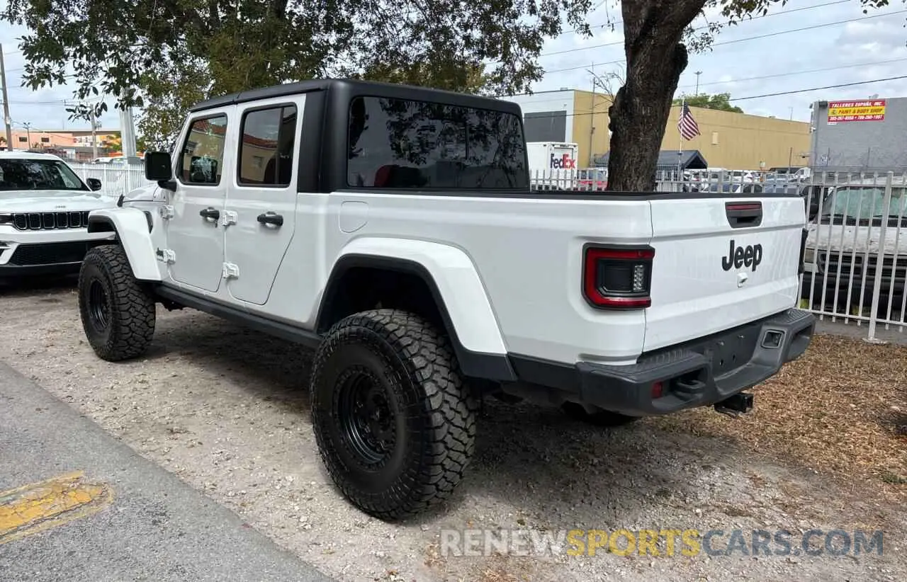 3 fotografías del automóvil dañado 1C6HJTAG0ML541509 JEEP GLADIATOR 2021