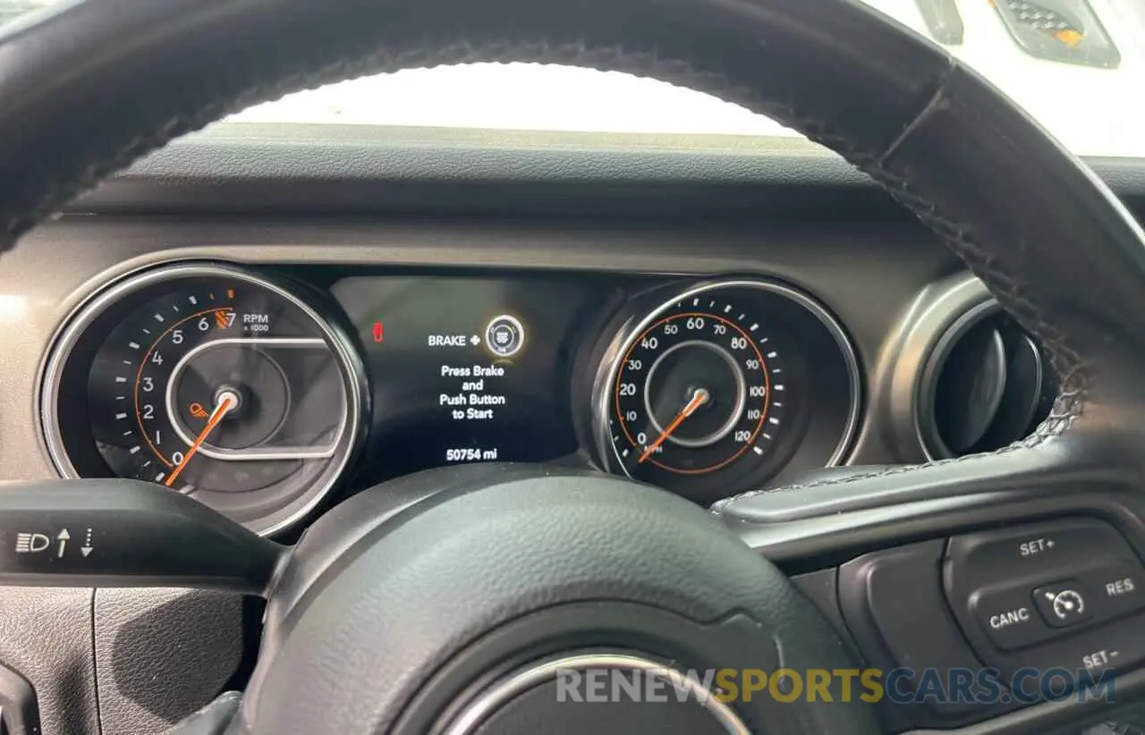 8 fotografías del automóvil dañado 1C6HJTAG0ML541509 JEEP GLADIATOR 2021