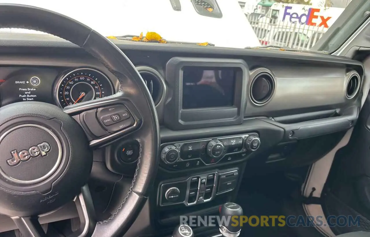 9 fotografías del automóvil dañado 1C6HJTAG0ML541509 JEEP GLADIATOR 2021