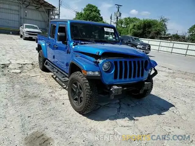 11 fotografías del automóvil dañado 1C6HJTAG0ML560089 JEEP GLADIATOR 2021