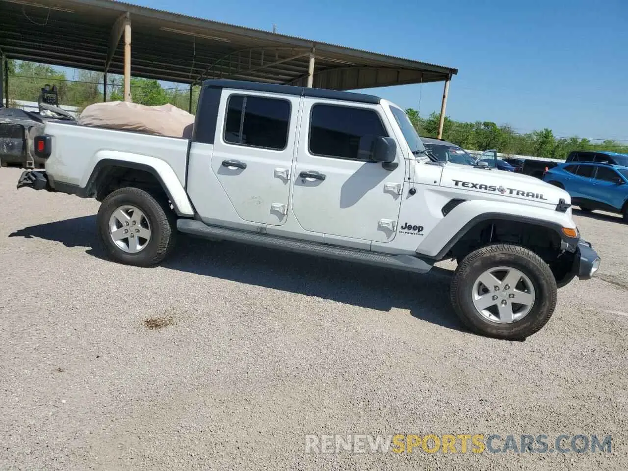 4 fotografías del automóvil dañado 1C6HJTAG2ML558764 JEEP GLADIATOR 2021