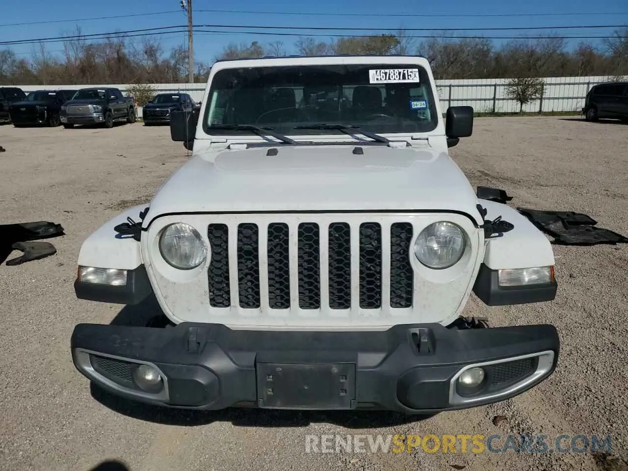 5 fotografías del automóvil dañado 1C6HJTAG2ML558764 JEEP GLADIATOR 2021