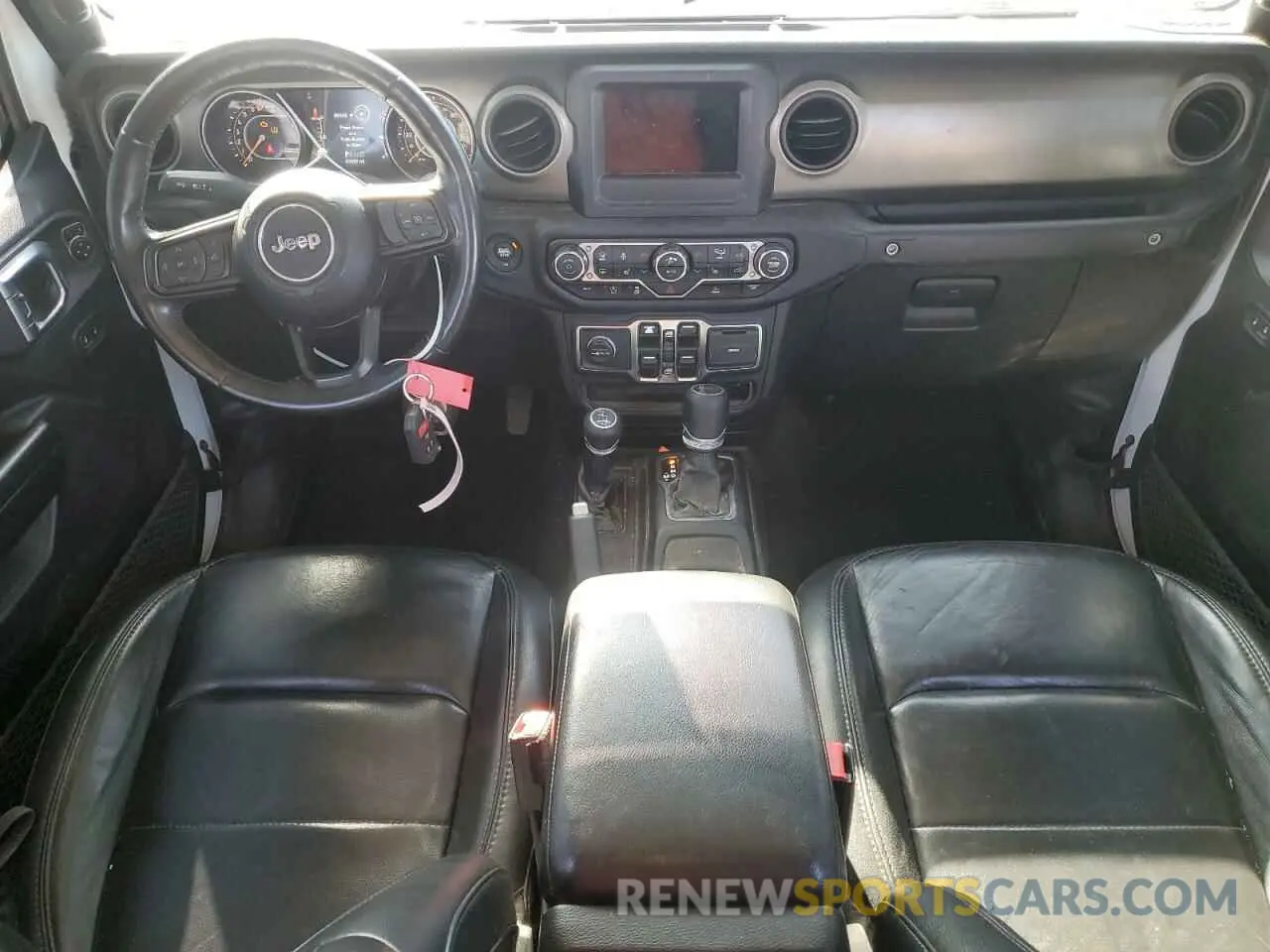 8 fotografías del automóvil dañado 1C6HJTAG2ML558764 JEEP GLADIATOR 2021