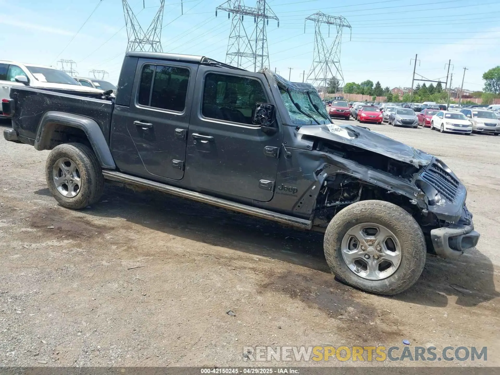 1 fotografías del automóvil dañado 1C6HJTAG3ML557932 JEEP GLADIATOR 2021