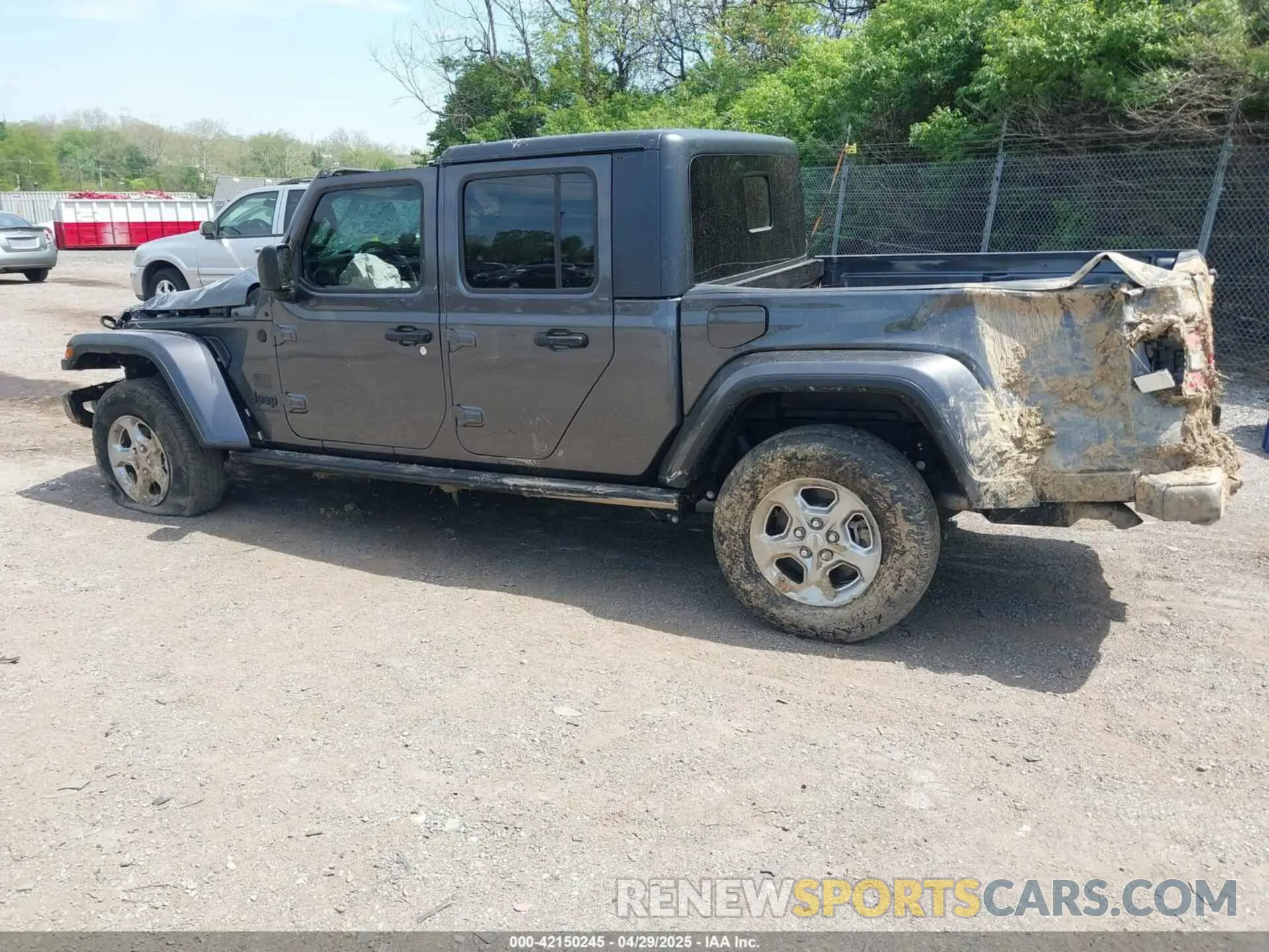 3 fotografías del automóvil dañado 1C6HJTAG3ML557932 JEEP GLADIATOR 2021