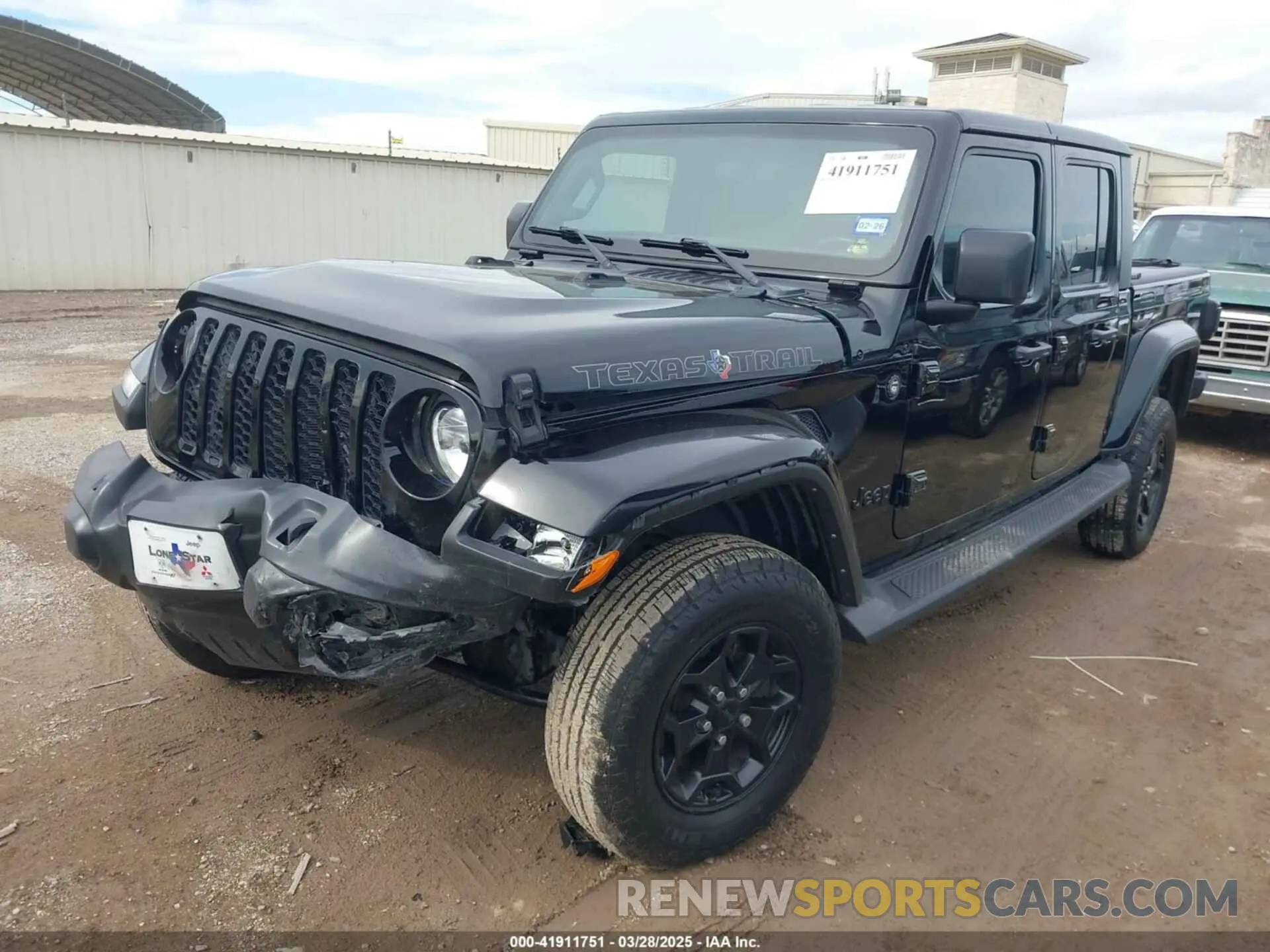 2 fotografías del automóvil dañado 1C6HJTAG4ML586999 JEEP GLADIATOR 2021