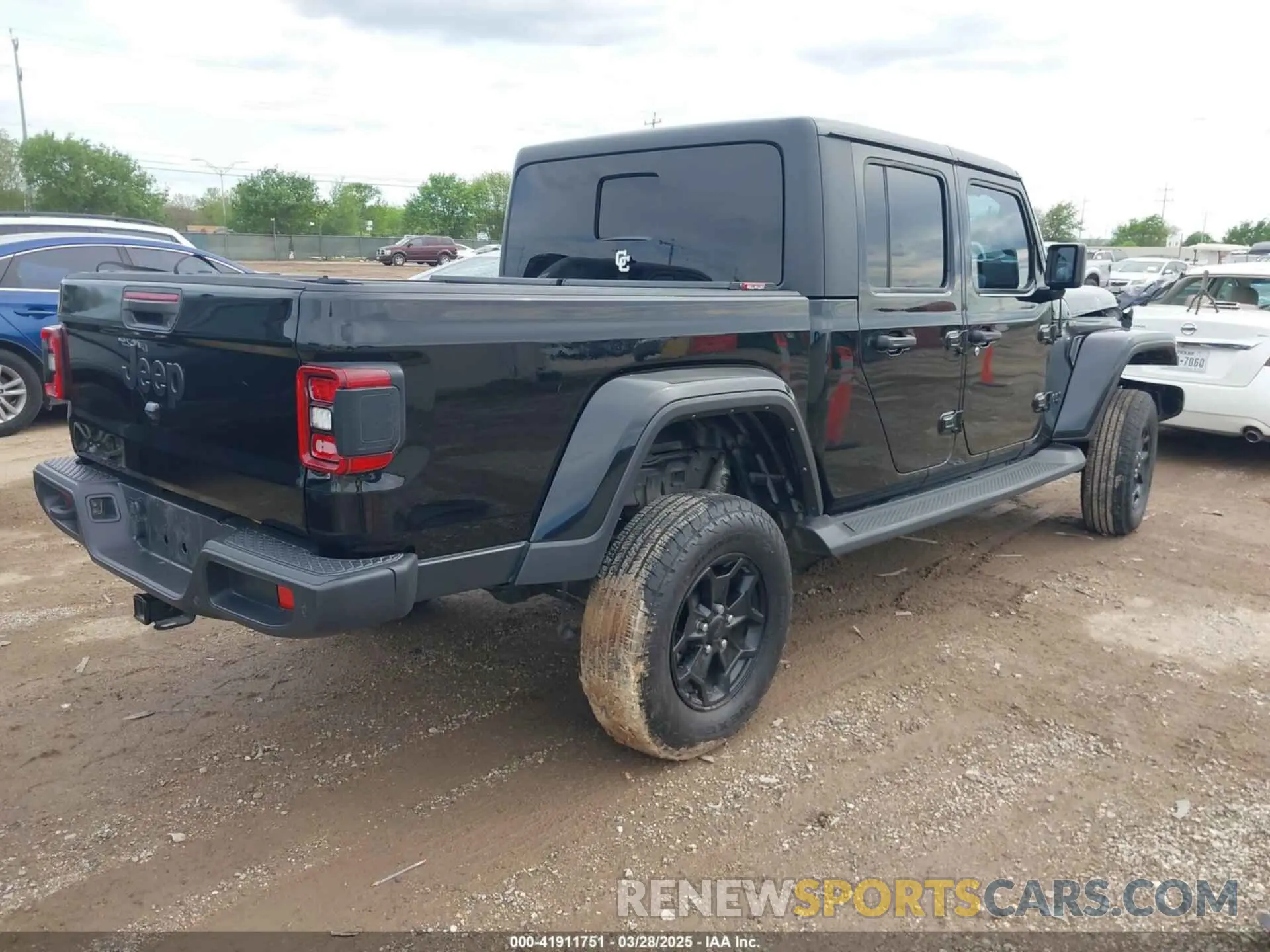 4 fotografías del automóvil dañado 1C6HJTAG4ML586999 JEEP GLADIATOR 2021