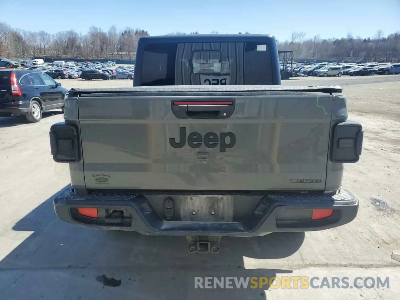 6 fotografías del automóvil dañado 1C6HJTAG5ML531803 JEEP GLADIATOR 2021