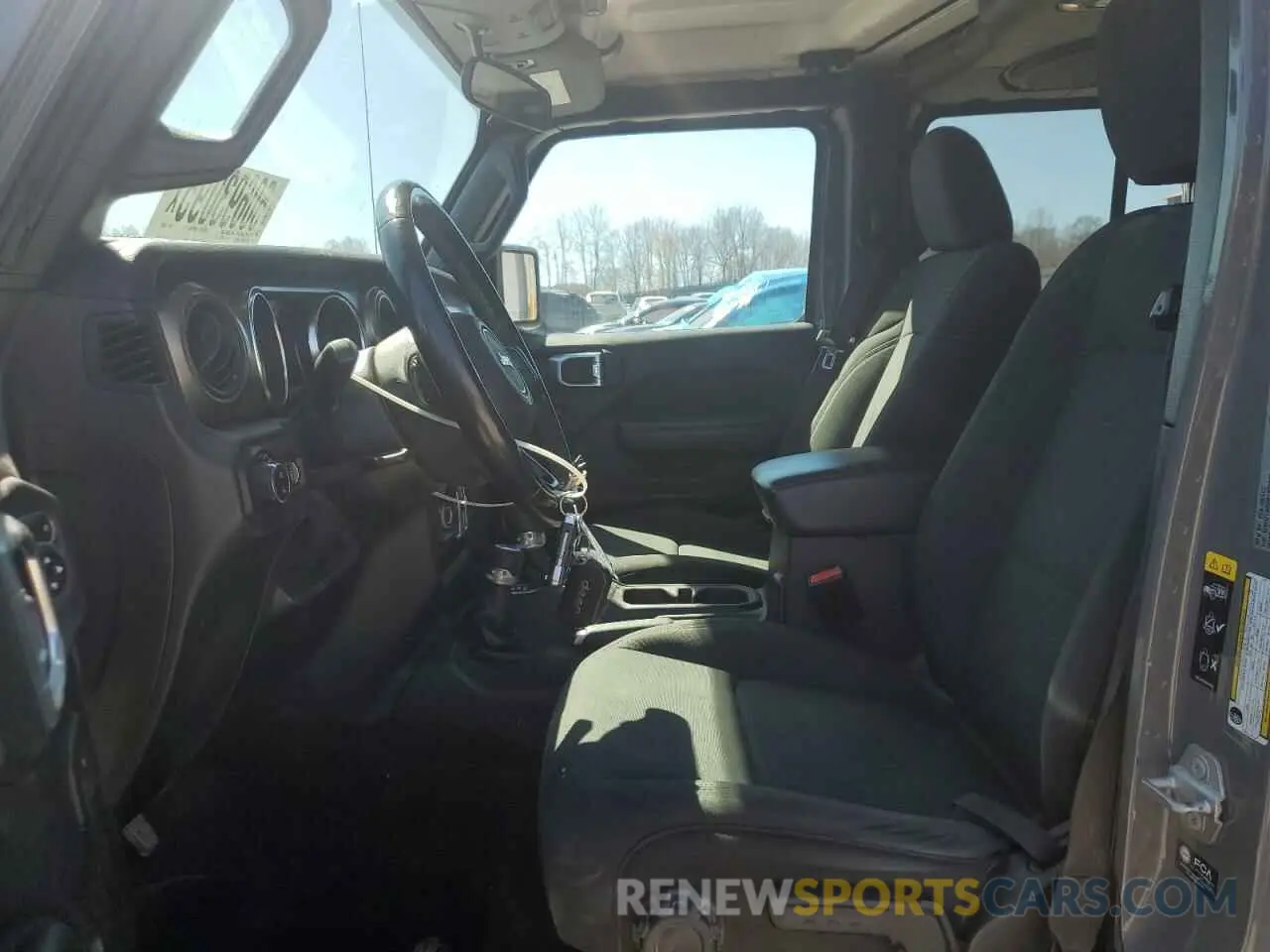 7 fotografías del automóvil dañado 1C6HJTAG5ML531803 JEEP GLADIATOR 2021