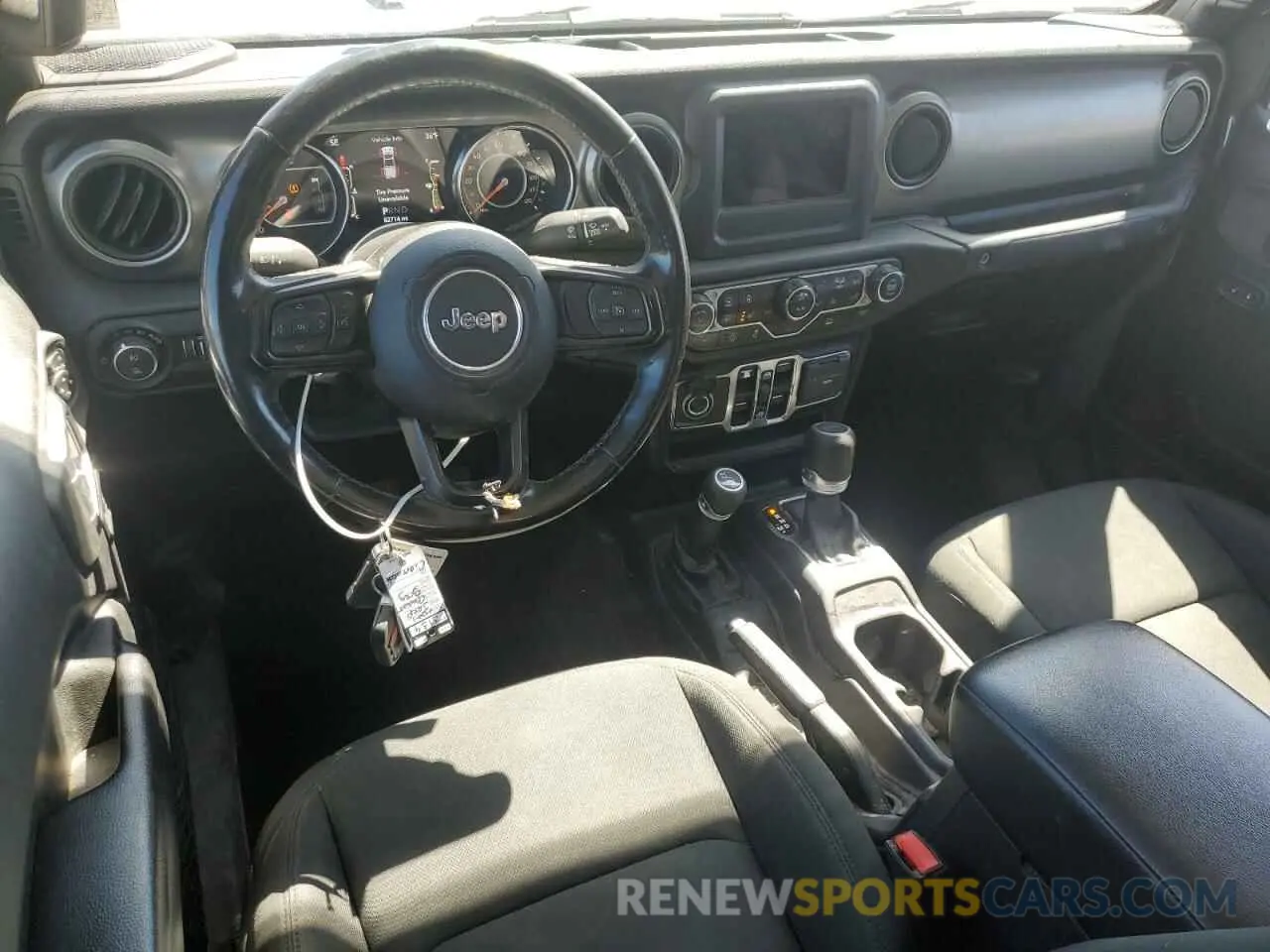 8 fotografías del automóvil dañado 1C6HJTAG5ML531803 JEEP GLADIATOR 2021