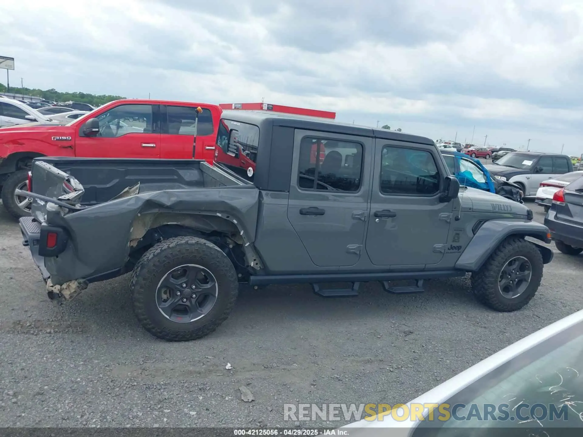 13 fotografías del automóvil dañado 1C6HJTAG5ML570892 JEEP GLADIATOR 2021