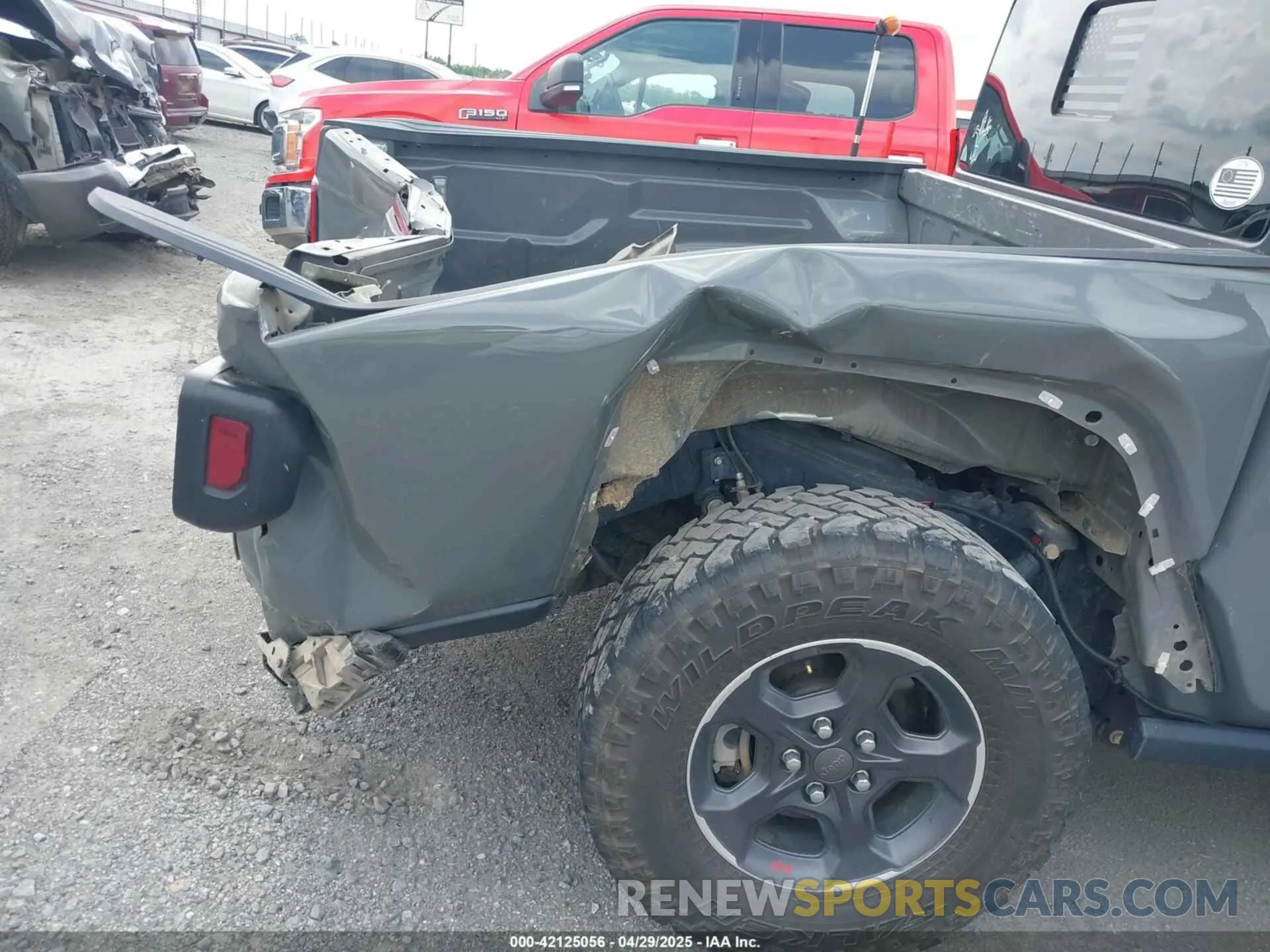 17 fotografías del automóvil dañado 1C6HJTAG5ML570892 JEEP GLADIATOR 2021