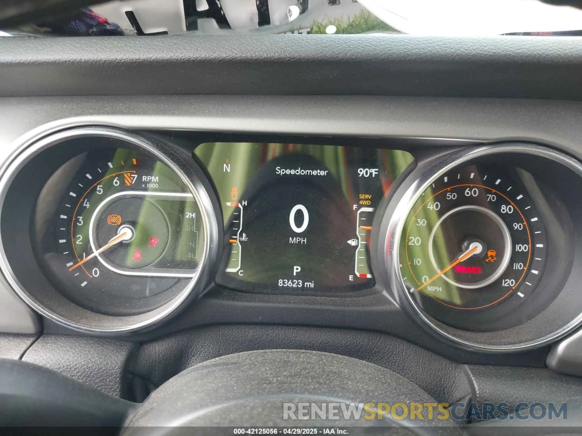 7 fotografías del automóvil dañado 1C6HJTAG5ML570892 JEEP GLADIATOR 2021
