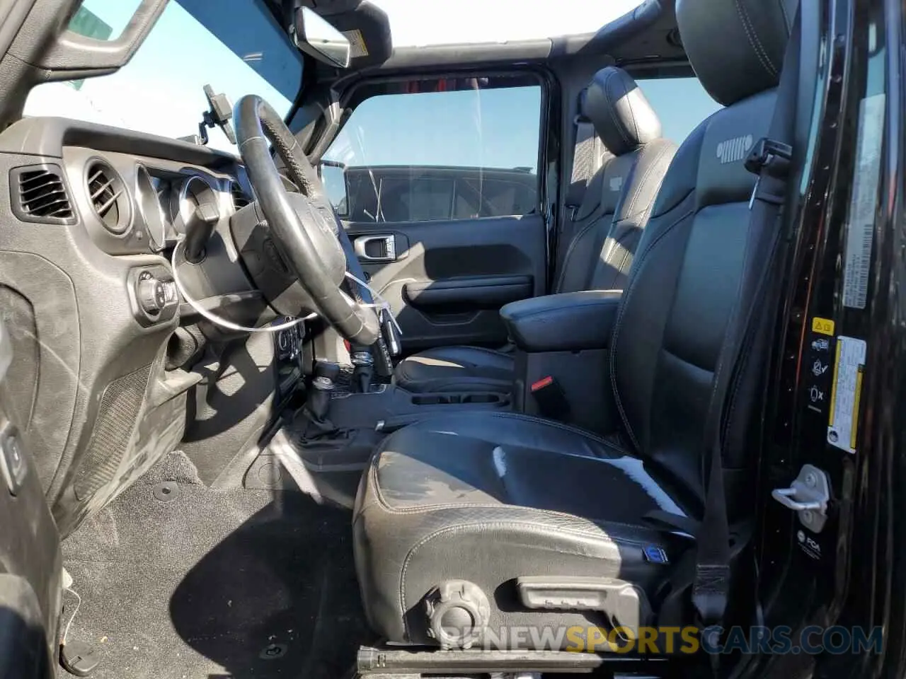 7 fotografías del automóvil dañado 1C6HJTAG5ML605978 JEEP GLADIATOR 2021