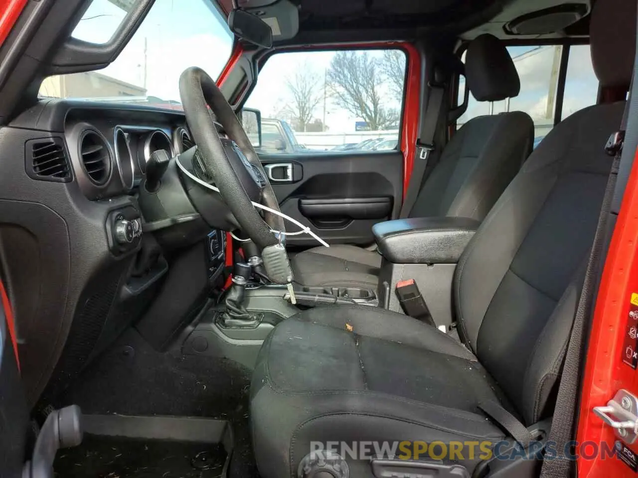 7 fotografías del automóvil dañado 1C6HJTAG6ML518011 JEEP GLADIATOR 2021