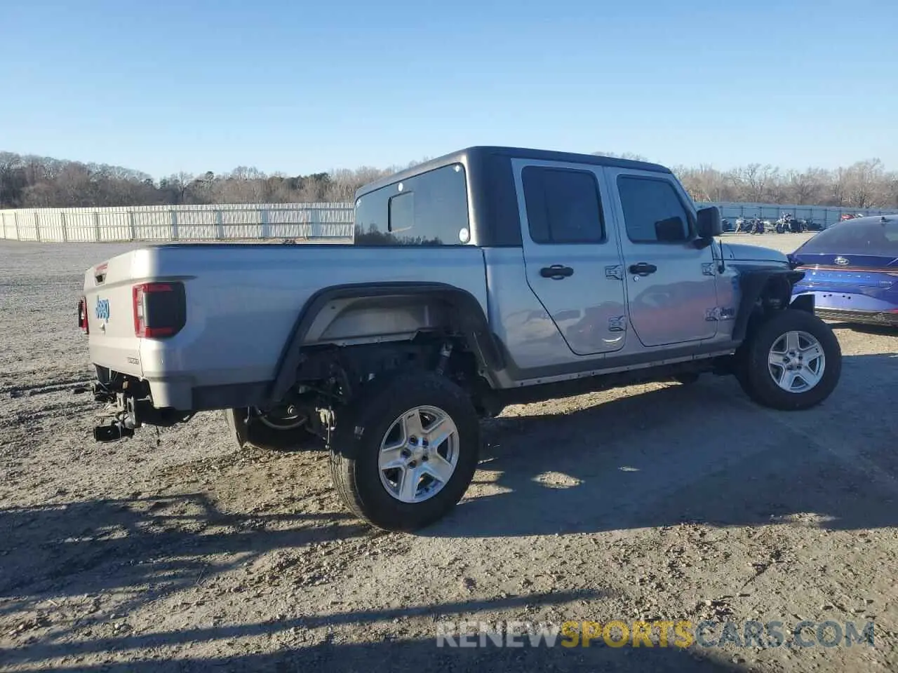 3 fotografías del automóvil dañado 1C6HJTAG6ML533074 JEEP GLADIATOR 2021