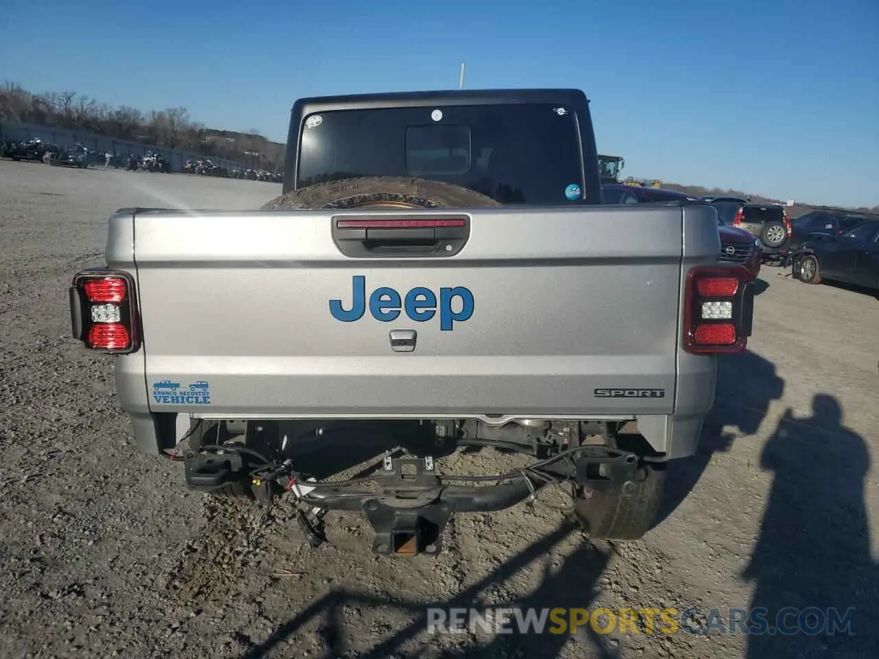6 fotografías del automóvil dañado 1C6HJTAG6ML533074 JEEP GLADIATOR 2021