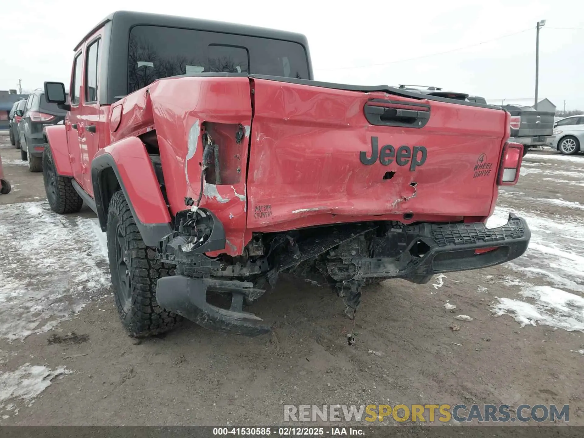 17 fotografías del automóvil dañado 1C6HJTAG6ML550649 JEEP GLADIATOR 2021