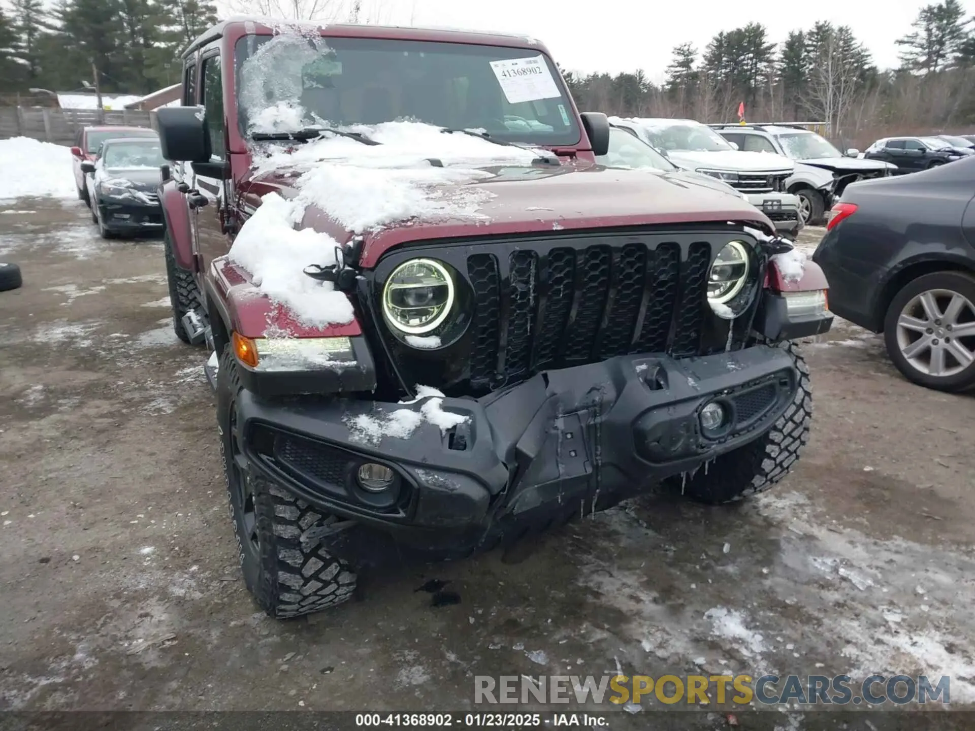6 fotografías del automóvil dañado 1C6HJTAG6ML571081 JEEP GLADIATOR 2021