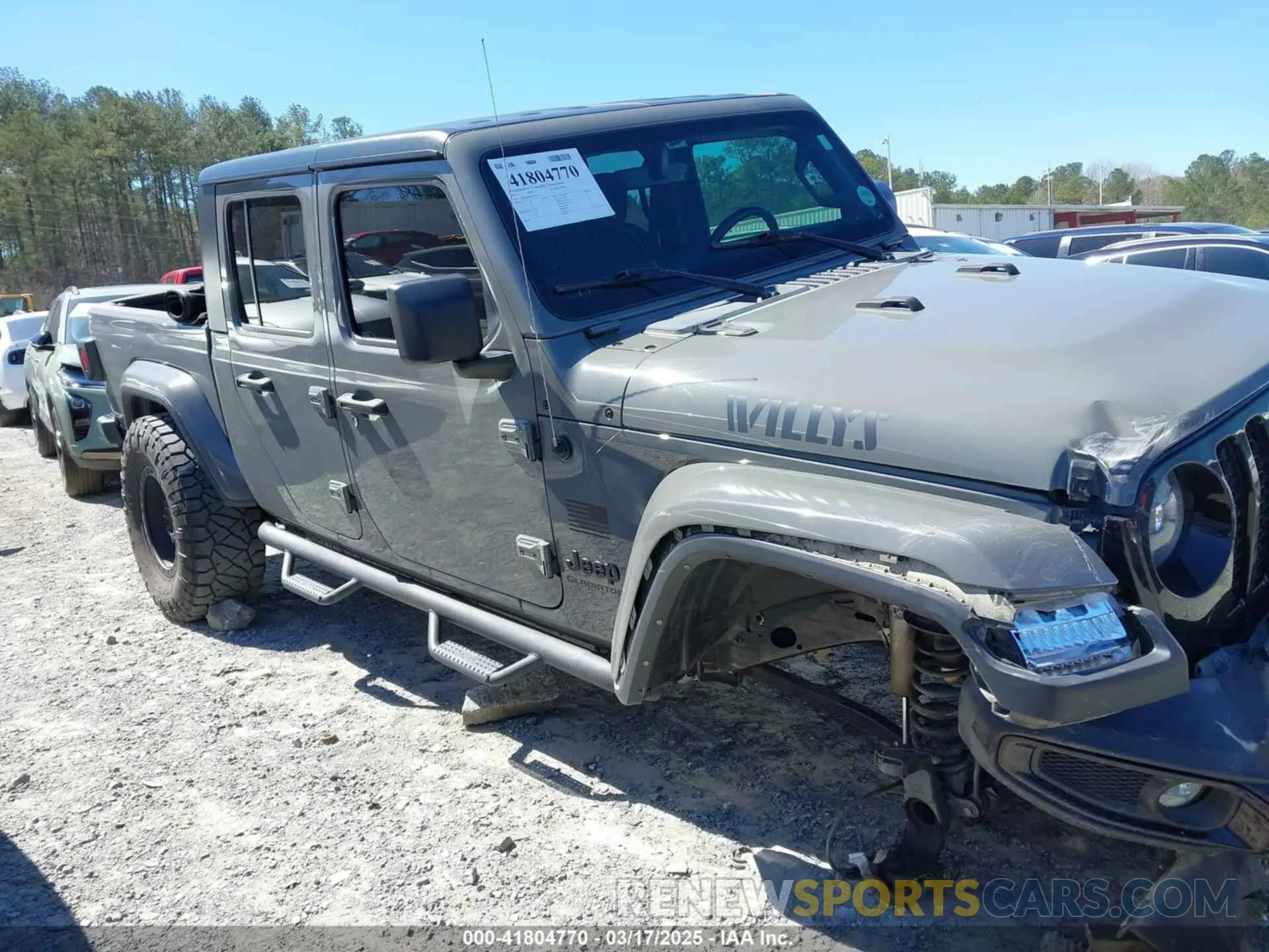 13 fotografías del automóvil dañado 1C6HJTAG6ML579715 JEEP GLADIATOR 2021