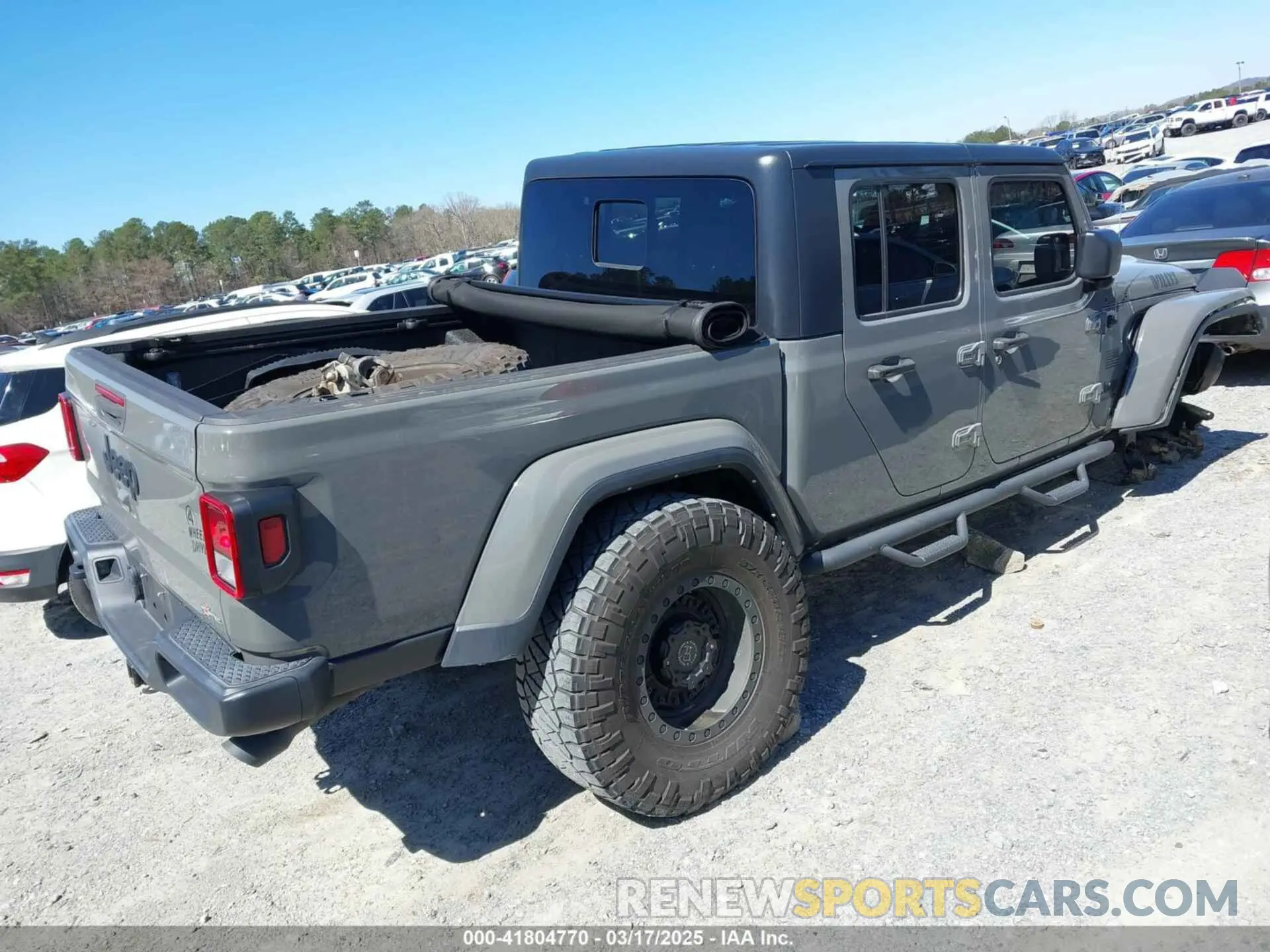 4 fotografías del automóvil dañado 1C6HJTAG6ML579715 JEEP GLADIATOR 2021