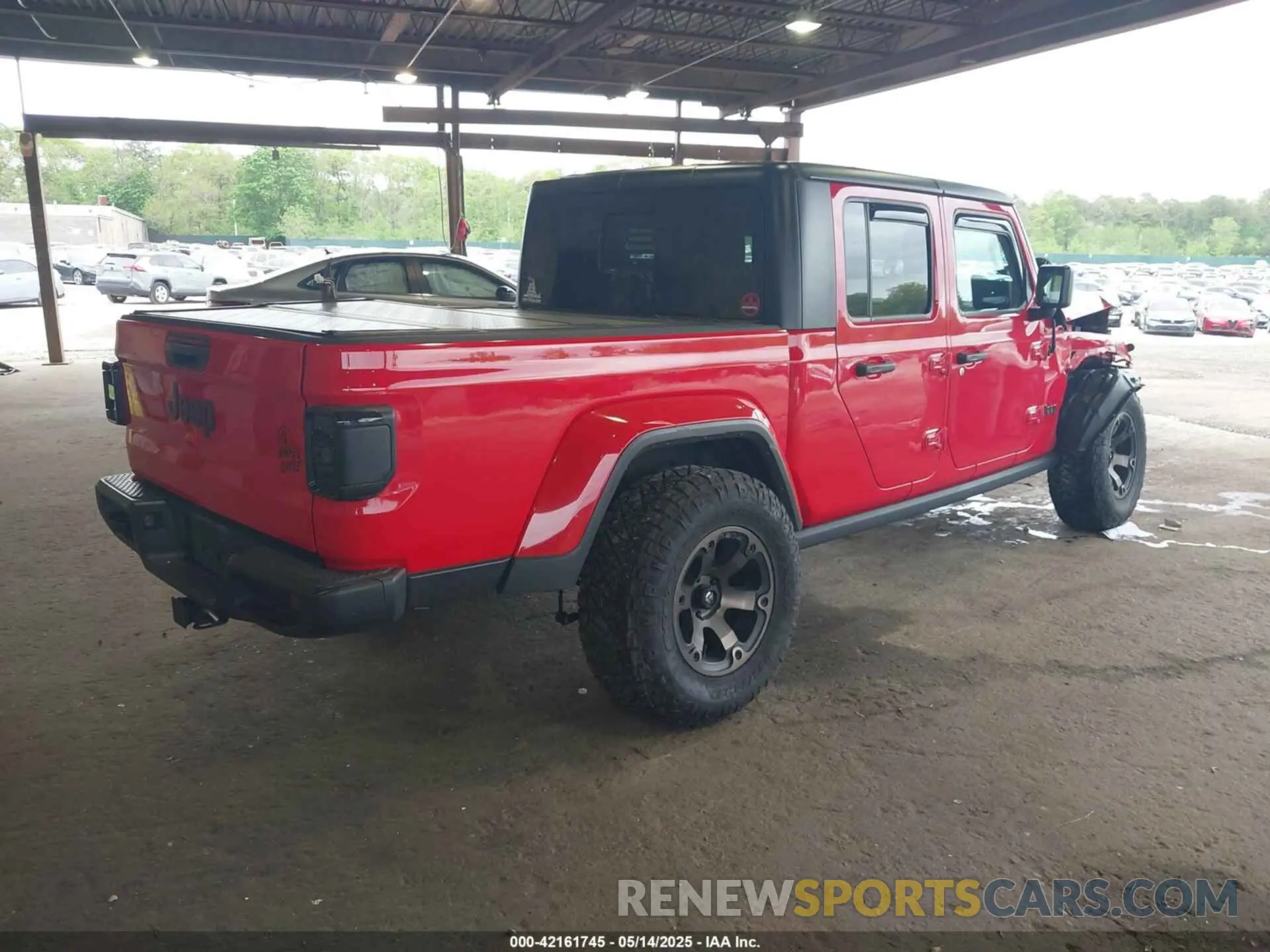 4 fotografías del automóvil dañado 1C6HJTAG7ML602130 JEEP GLADIATOR 2021