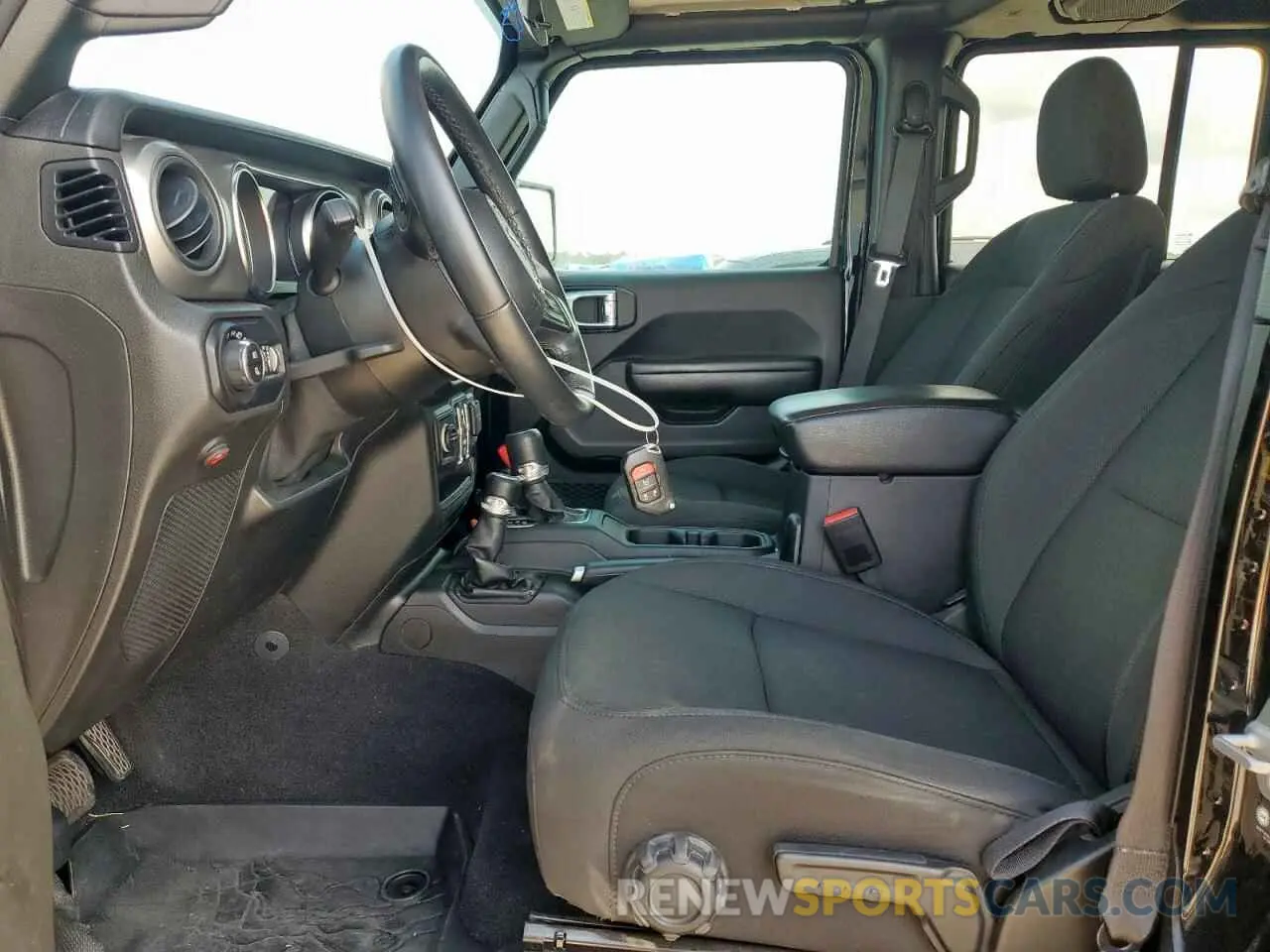 7 fotografías del automóvil dañado 1C6HJTAG8ML580882 JEEP GLADIATOR 2021