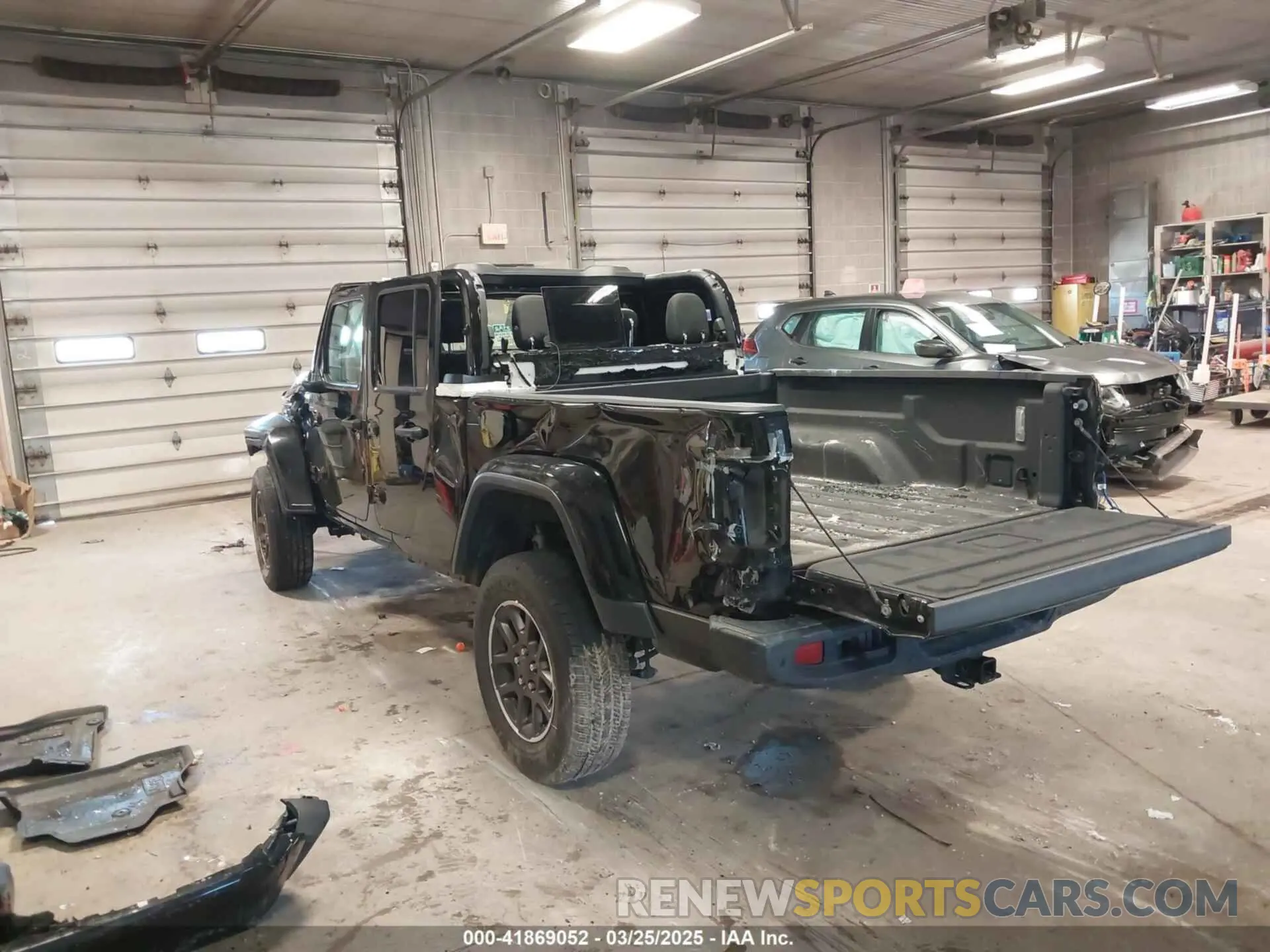 3 fotografías del automóvil dañado 1C6HJTAGXML514043 JEEP GLADIATOR 2021