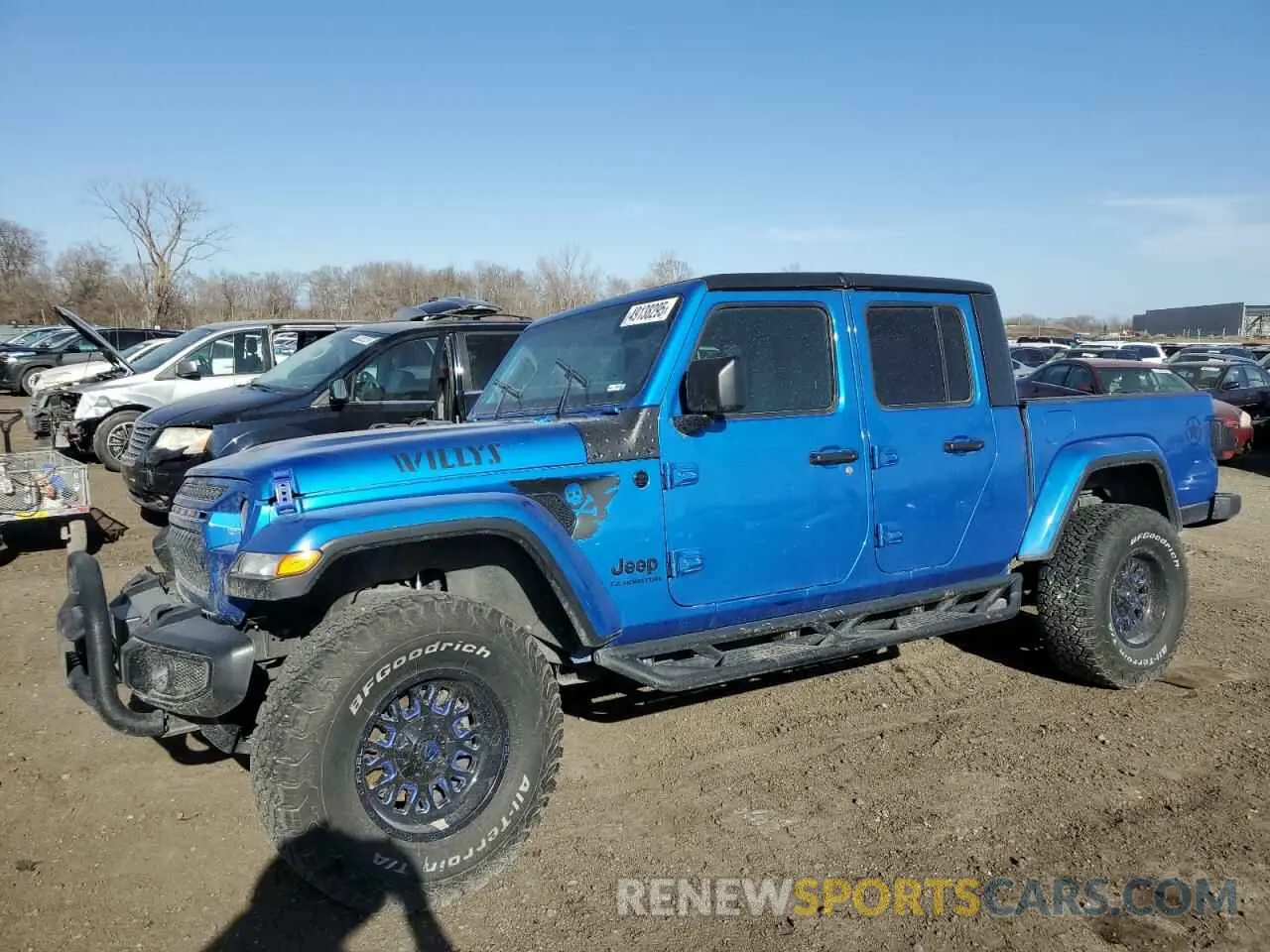 1 fotografías del automóvil dañado 1C6HJTAGXML535345 JEEP GLADIATOR 2021