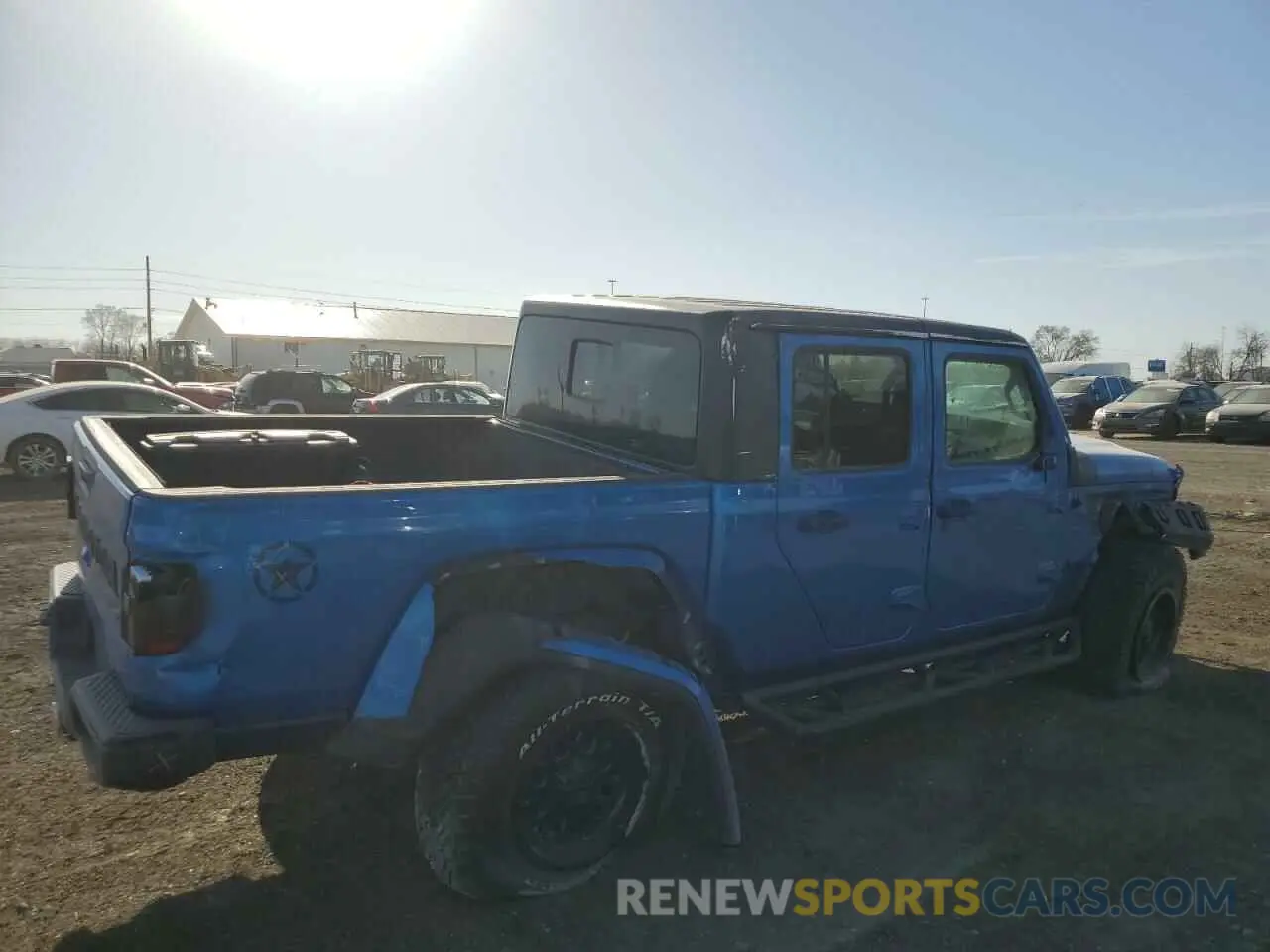 3 fotografías del automóvil dañado 1C6HJTAGXML535345 JEEP GLADIATOR 2021