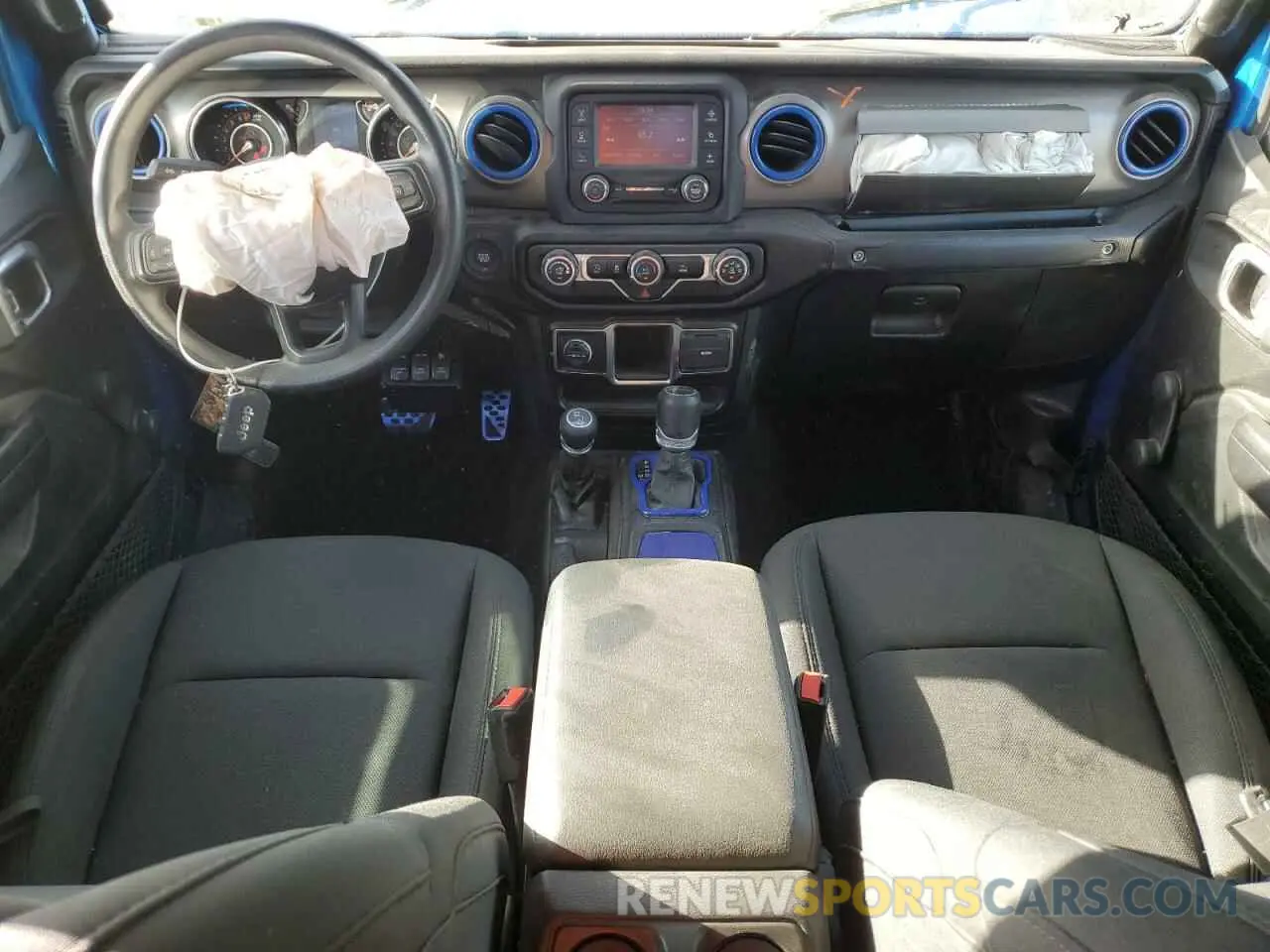 8 fotografías del automóvil dañado 1C6HJTAGXML535345 JEEP GLADIATOR 2021