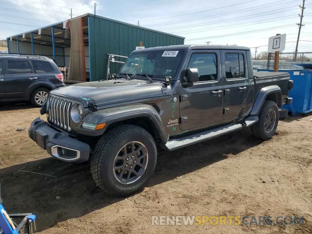 1 fotografías del automóvil dañado 1C6HJTFG0ML603872 JEEP GLADIATOR 2021