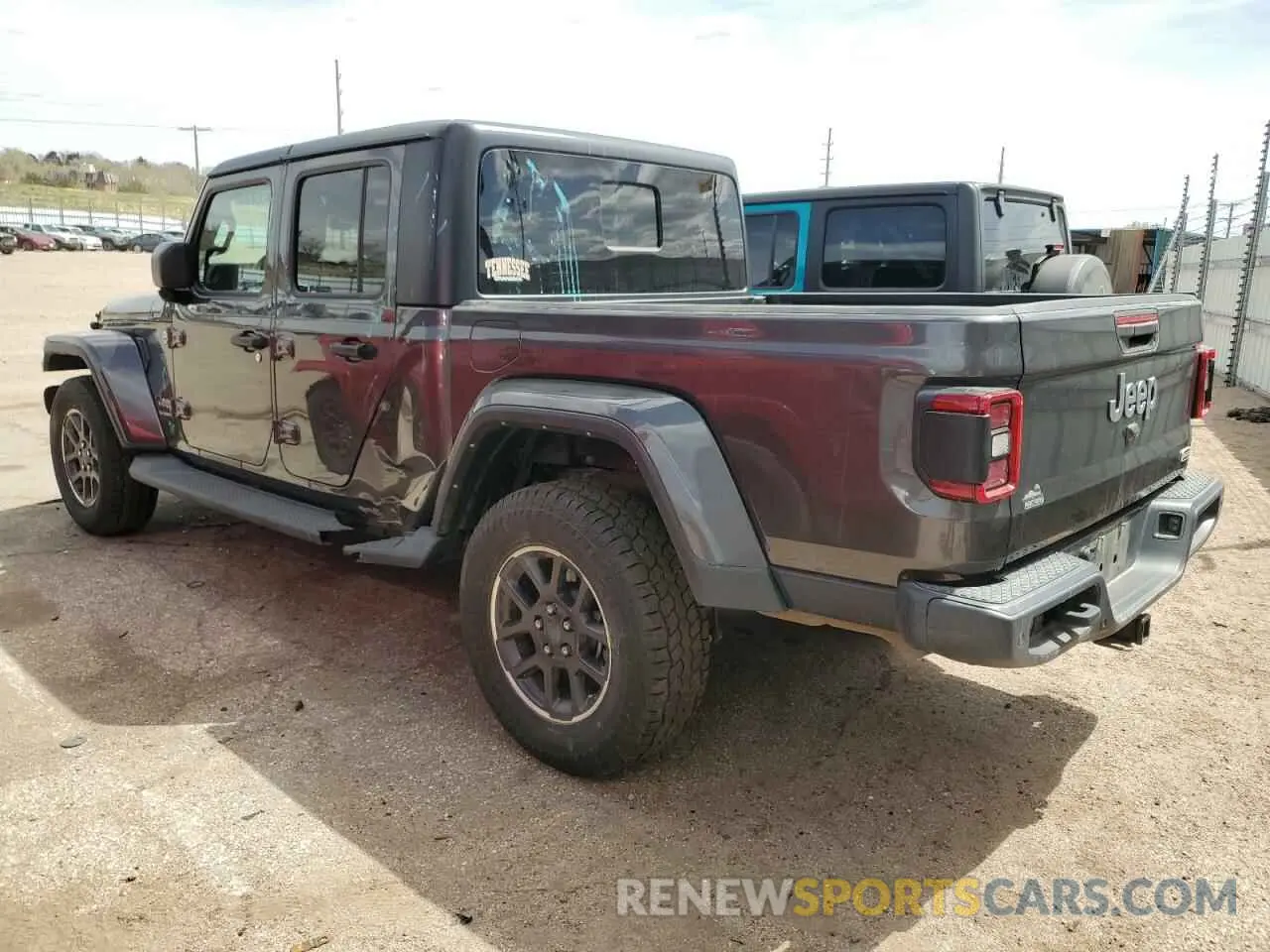 2 fotografías del automóvil dañado 1C6HJTFG0ML603872 JEEP GLADIATOR 2021