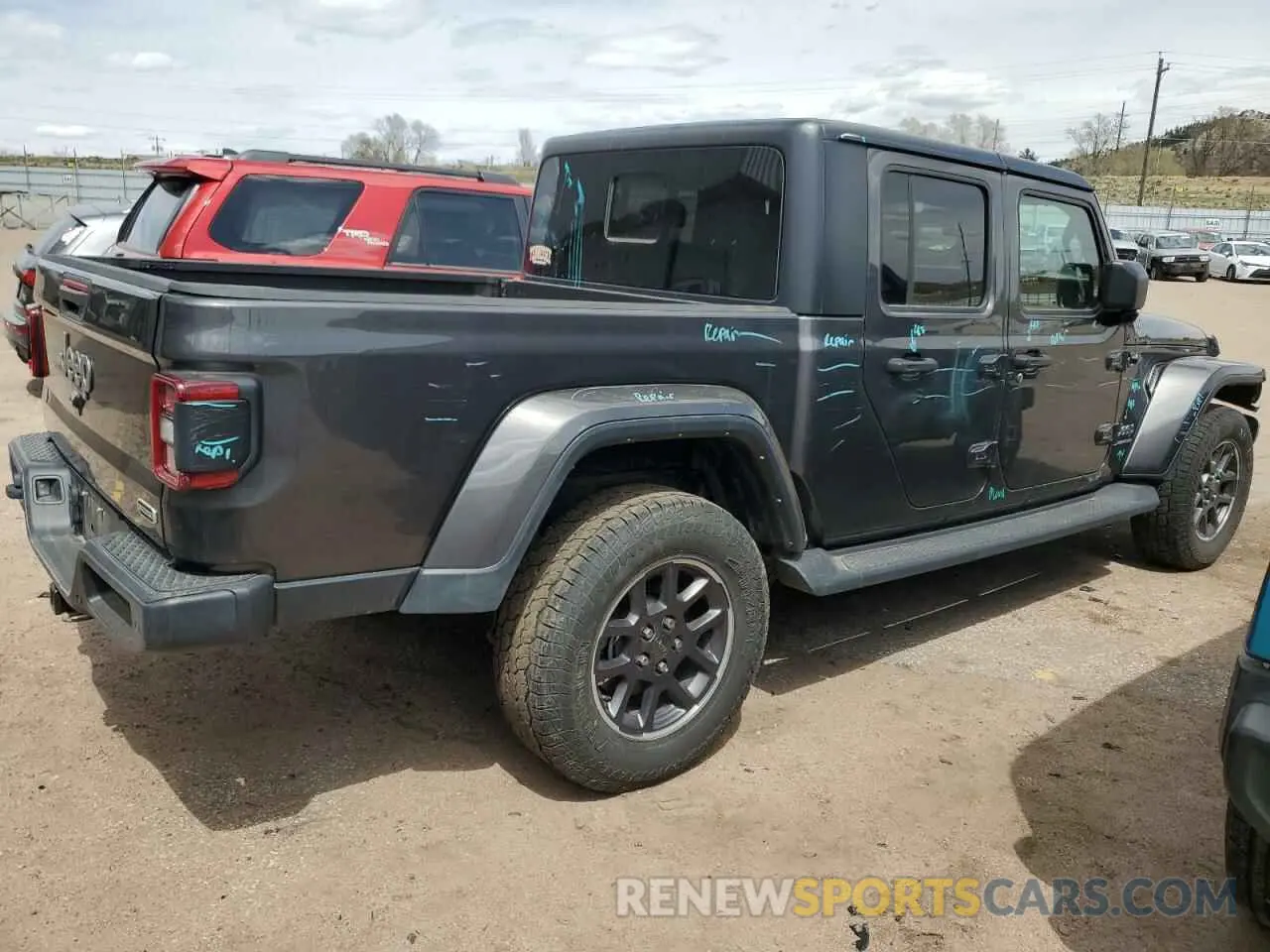 3 fotografías del automóvil dañado 1C6HJTFG0ML603872 JEEP GLADIATOR 2021