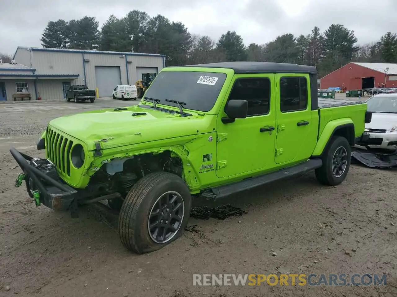 1 fotografías del automóvil dañado 1C6HJTFG0ML610918 JEEP GLADIATOR 2021