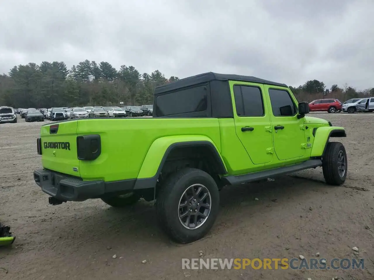 3 fotografías del automóvil dañado 1C6HJTFG0ML610918 JEEP GLADIATOR 2021