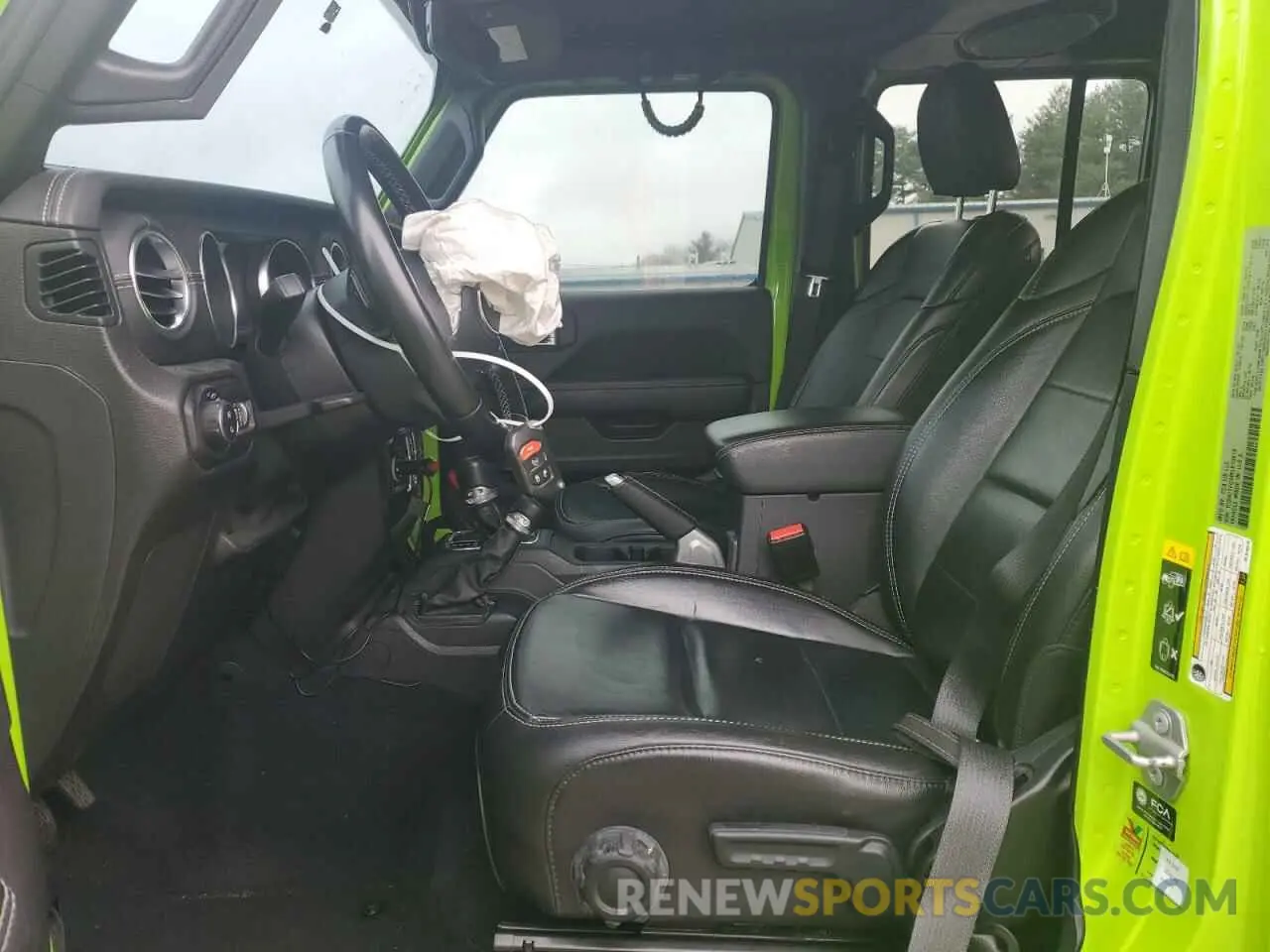 7 fotografías del automóvil dañado 1C6HJTFG0ML610918 JEEP GLADIATOR 2021