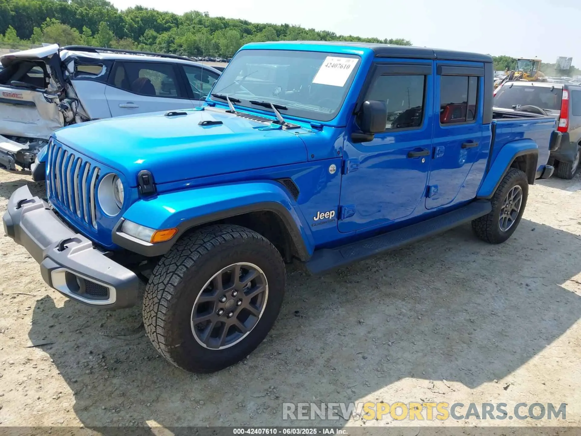 2 fotografías del automóvil dañado 1C6HJTFG2ML617322 JEEP GLADIATOR 2021