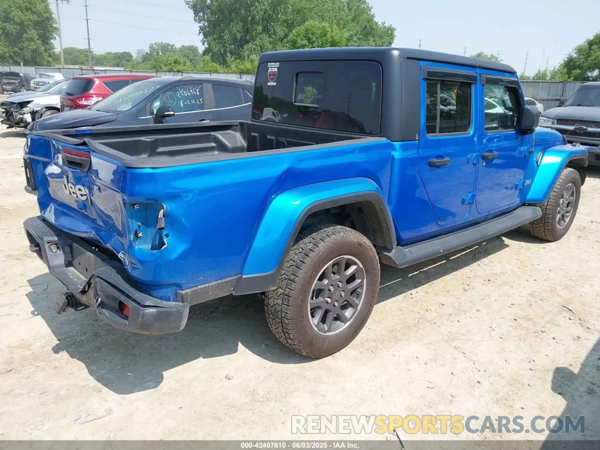 4 fotografías del automóvil dañado 1C6HJTFG2ML617322 JEEP GLADIATOR 2021