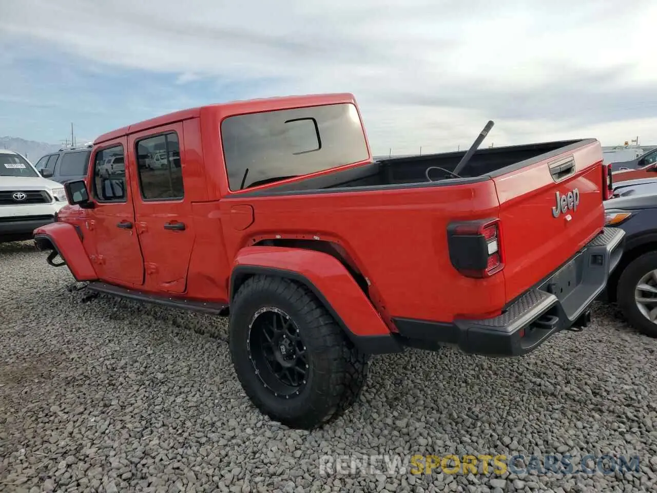 2 fotografías del automóvil dañado 1C6HJTFG4ML520672 JEEP GLADIATOR 2021