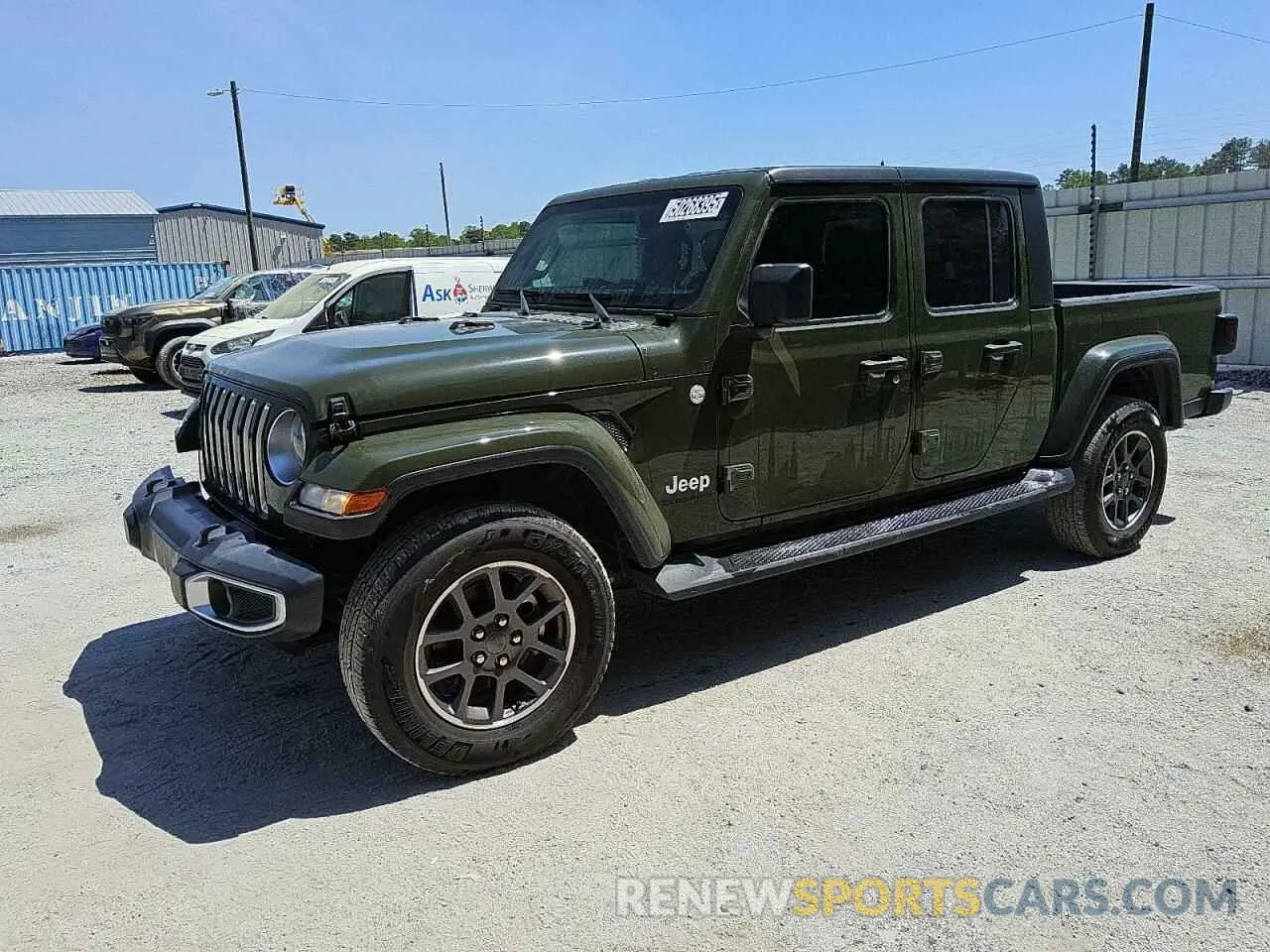 1 fotografías del automóvil dañado 1C6HJTFG8ML554582 JEEP GLADIATOR 2021