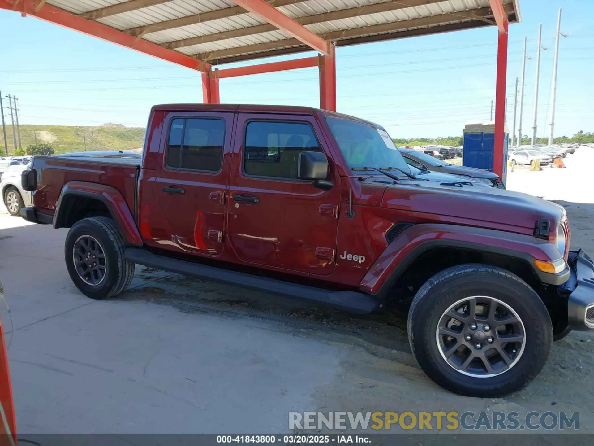 13 fotografías del automóvil dañado 1C6HJTFGXML553983 JEEP GLADIATOR 2021