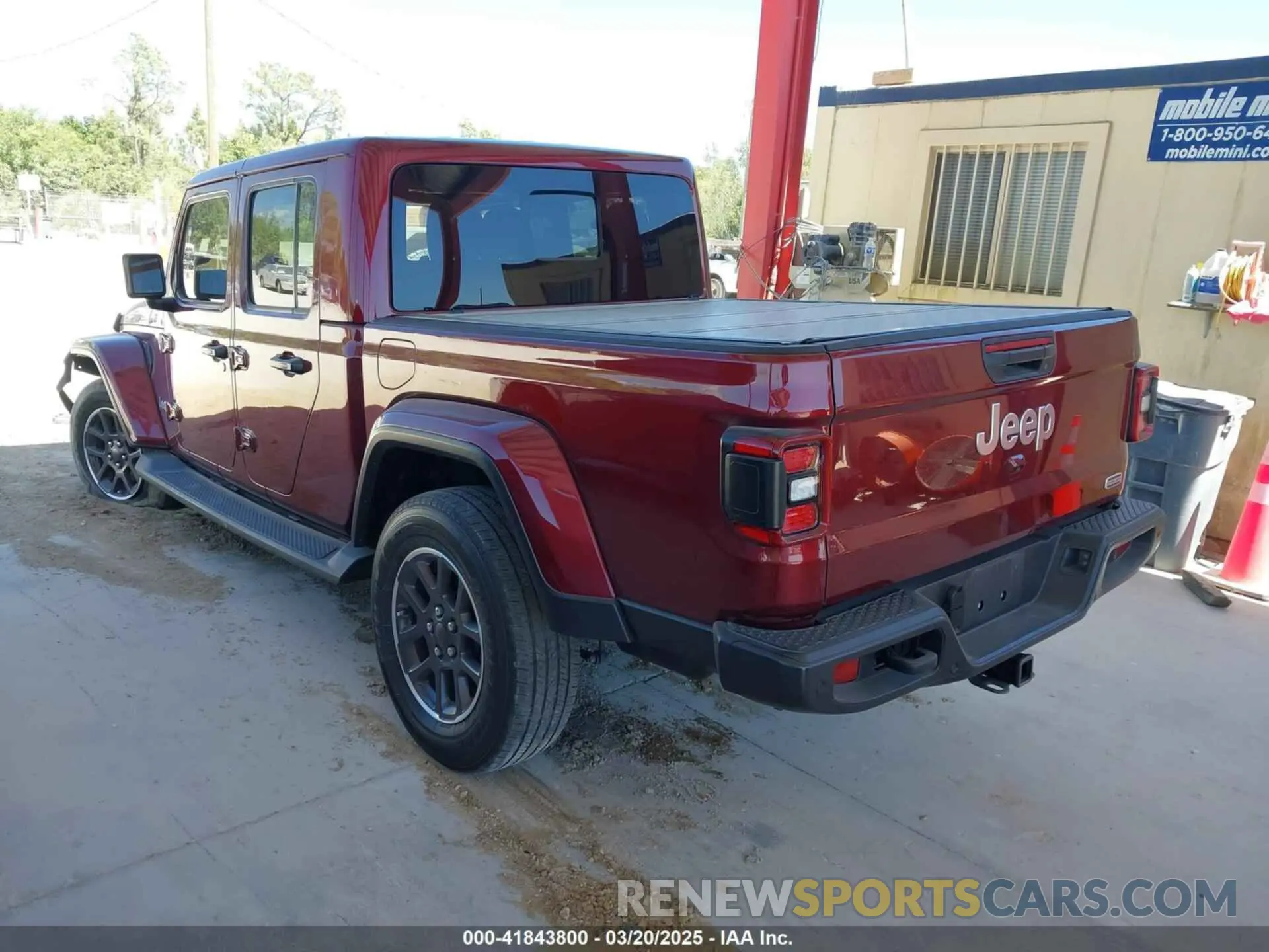 3 fotografías del automóvil dañado 1C6HJTFGXML553983 JEEP GLADIATOR 2021